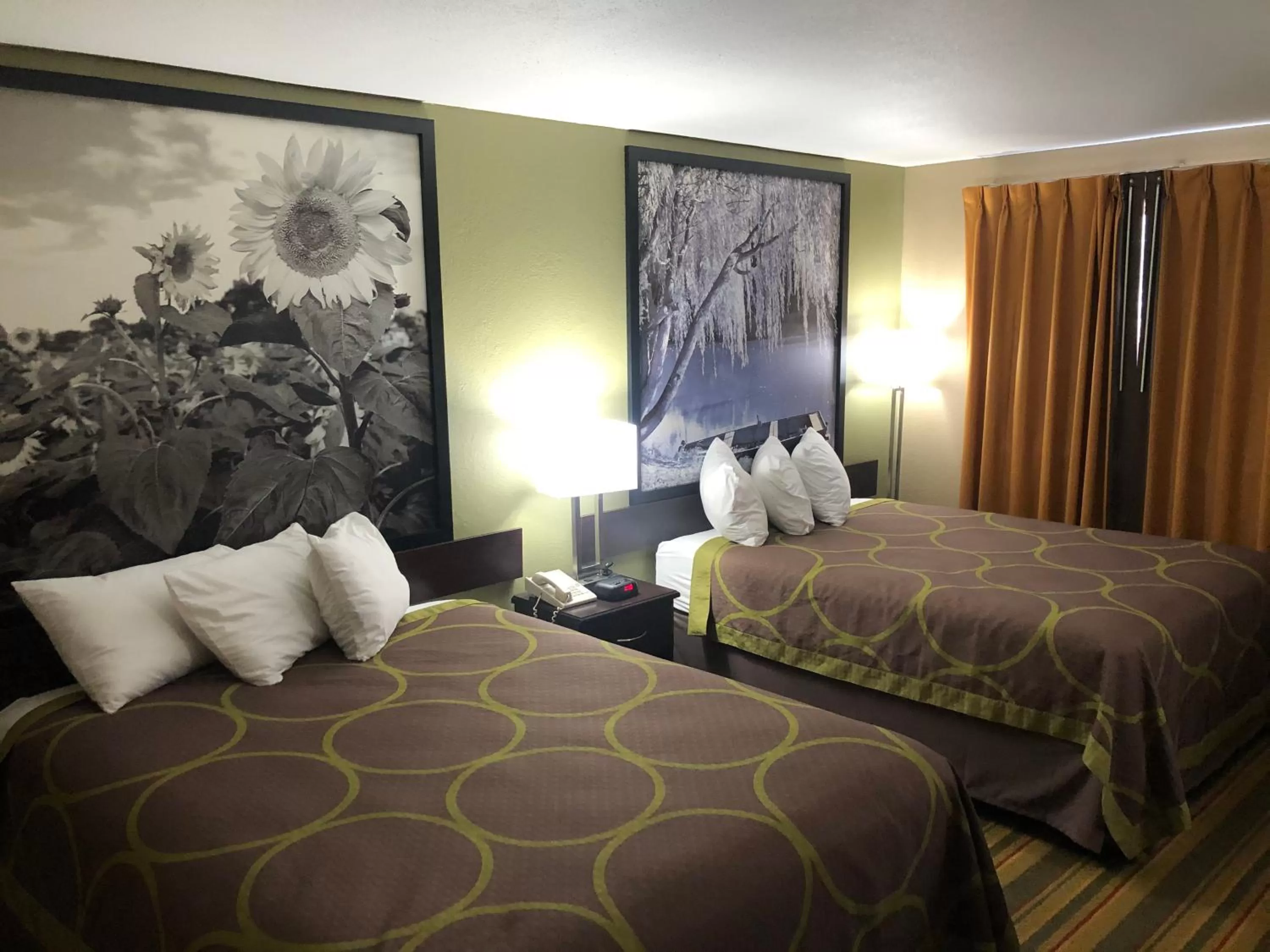 Queen Room with Two Queen Beds - Non-Smoking in Super 8 by Wyndham Topeka/Wanamaker RD/I-70