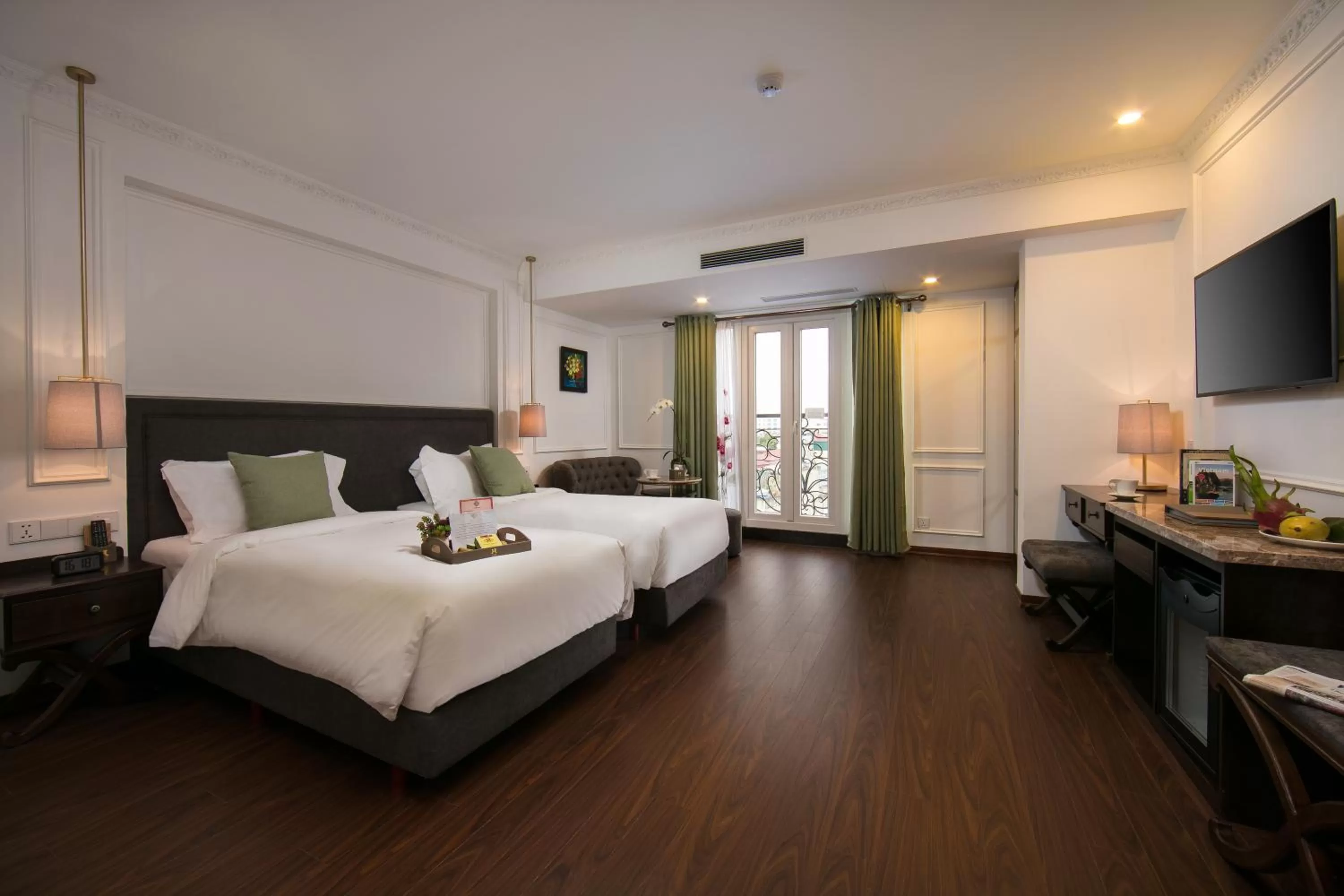 Executive Double or Twin Room with Balcony in Hanoi Allure Hotel