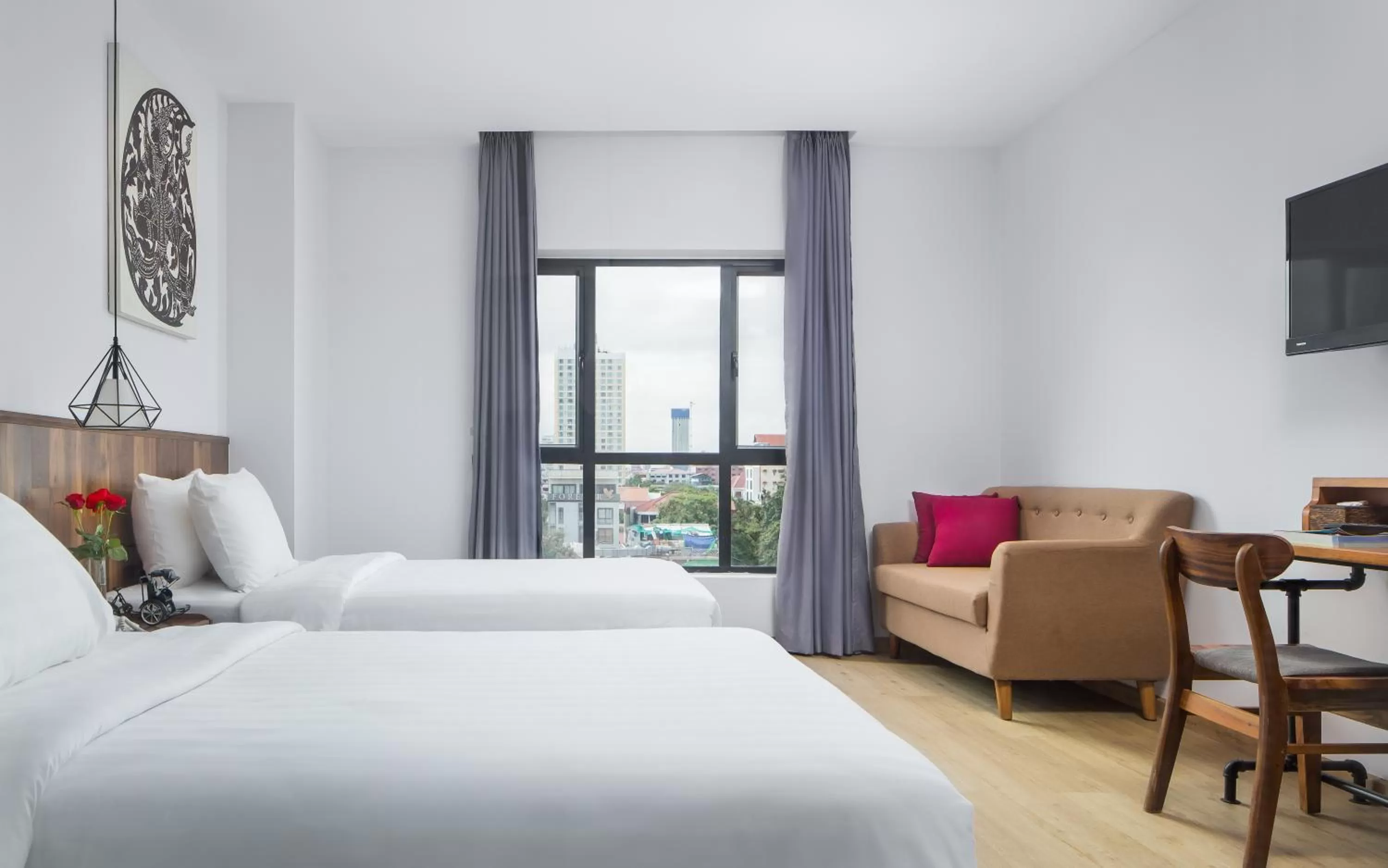 Superior Twin Room in Phnom Penh 51 Hotel & Residences