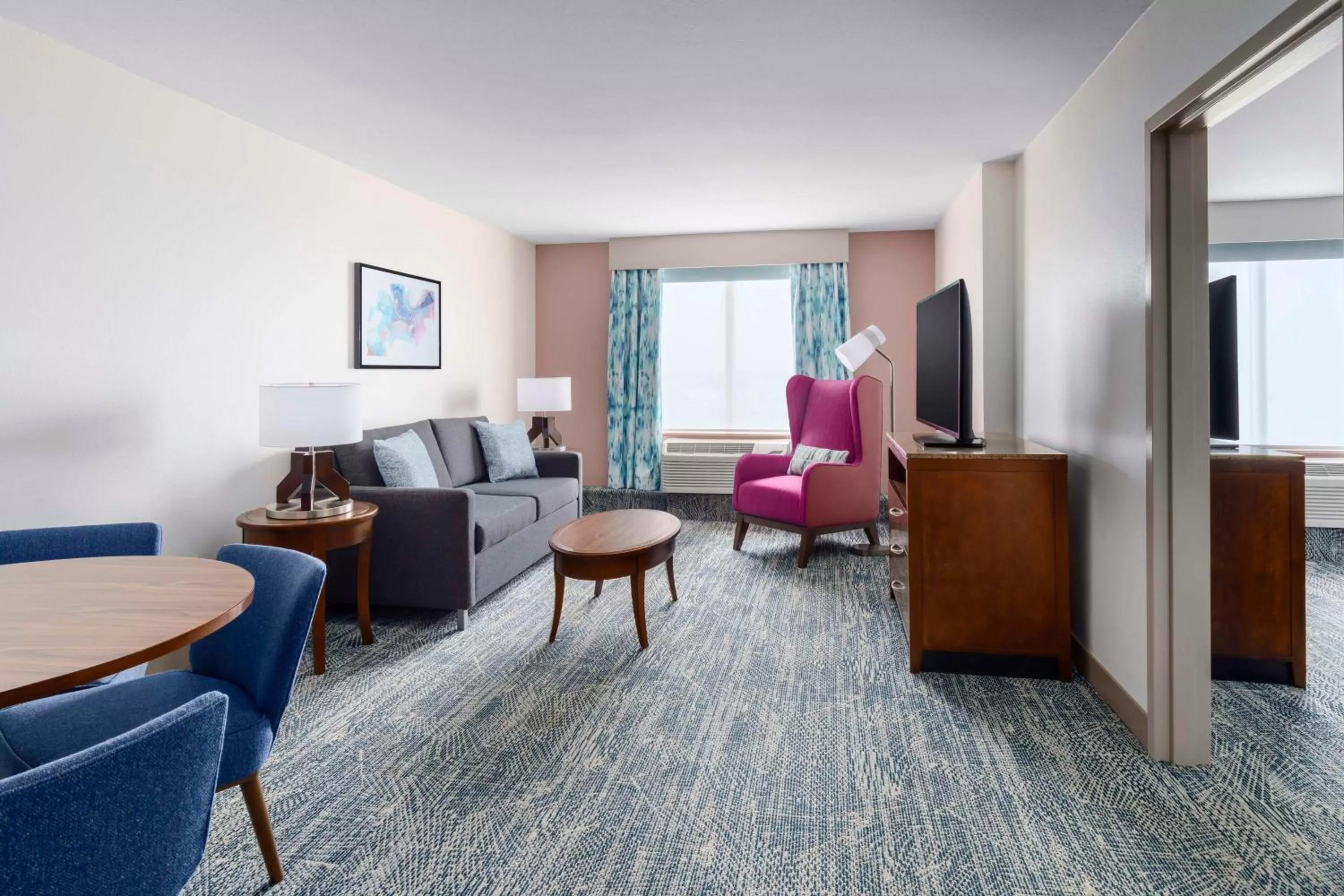 One-Bedroom King Suite with Sofa Bed in Hilton Garden Inn Orlando at SeaWorld