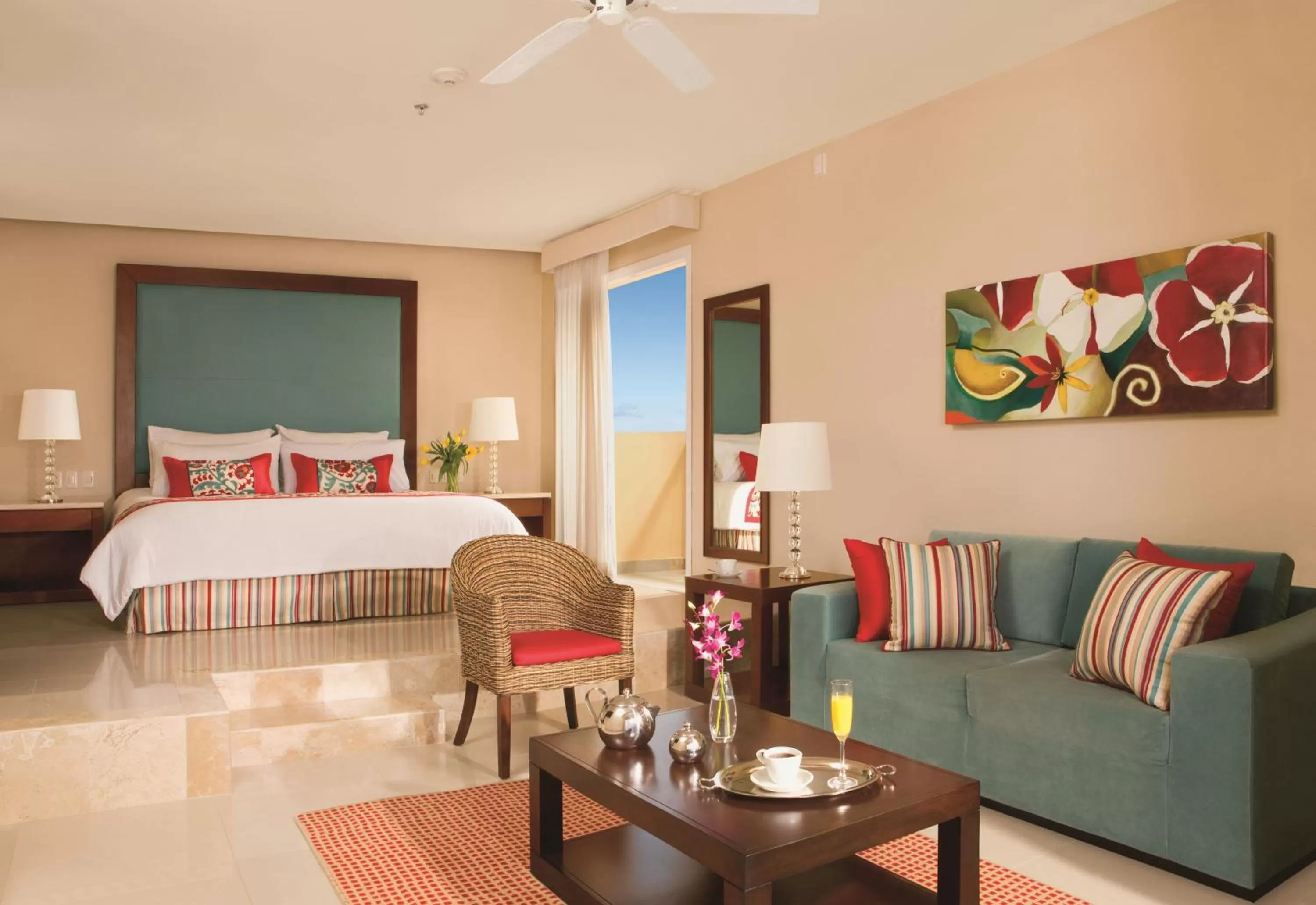 Junior Suite with Tropical View King Bed in Dreams Jade Resort & Spa - All Inclusive