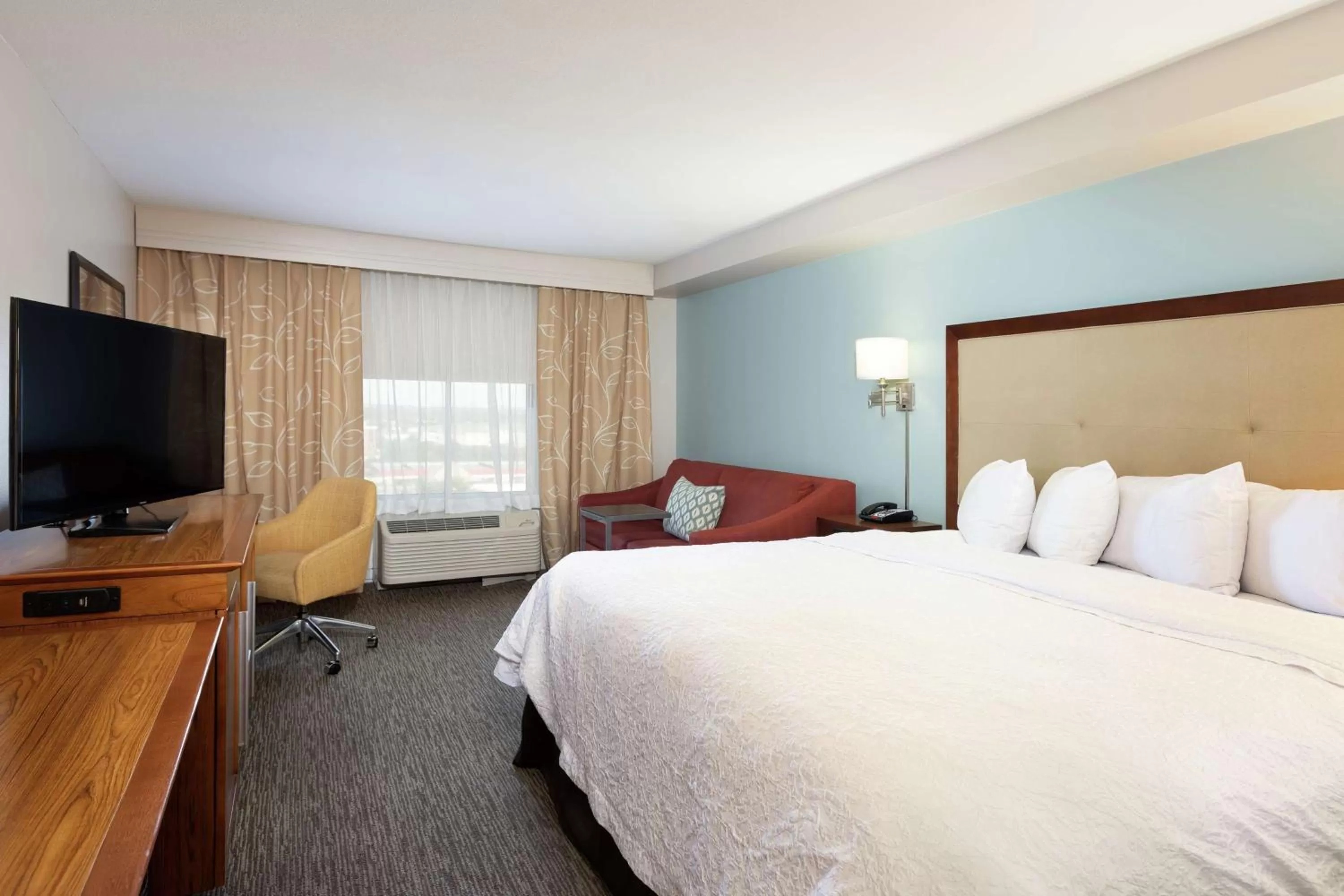 King Room with Sofa Bed - Hearing Accessible in Hampton Inn & Suites-Austin Airport