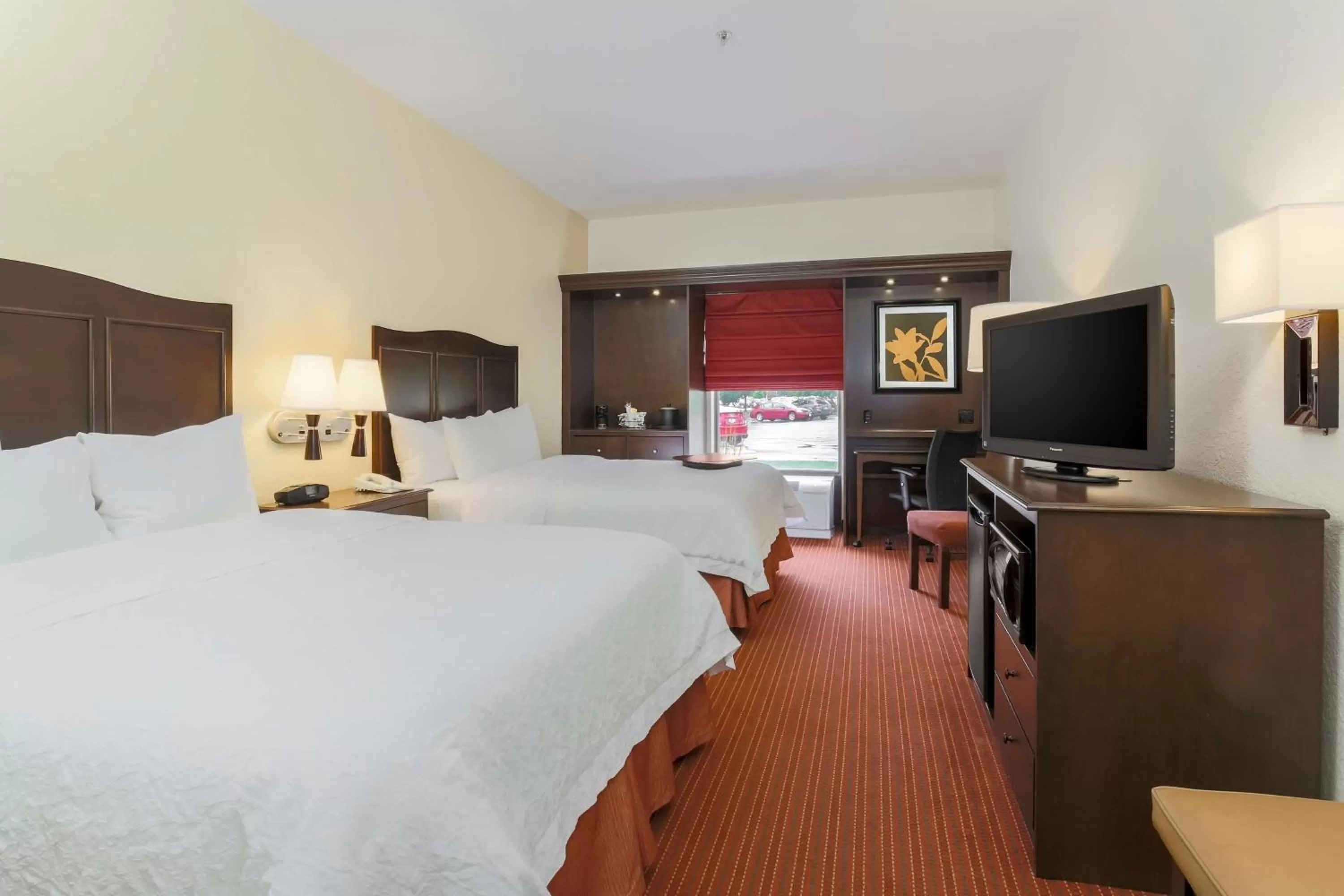 Deluxe Queen Room with Two Queen Beds - Non-Smoking in Hampton Inn Champaign/Urbana