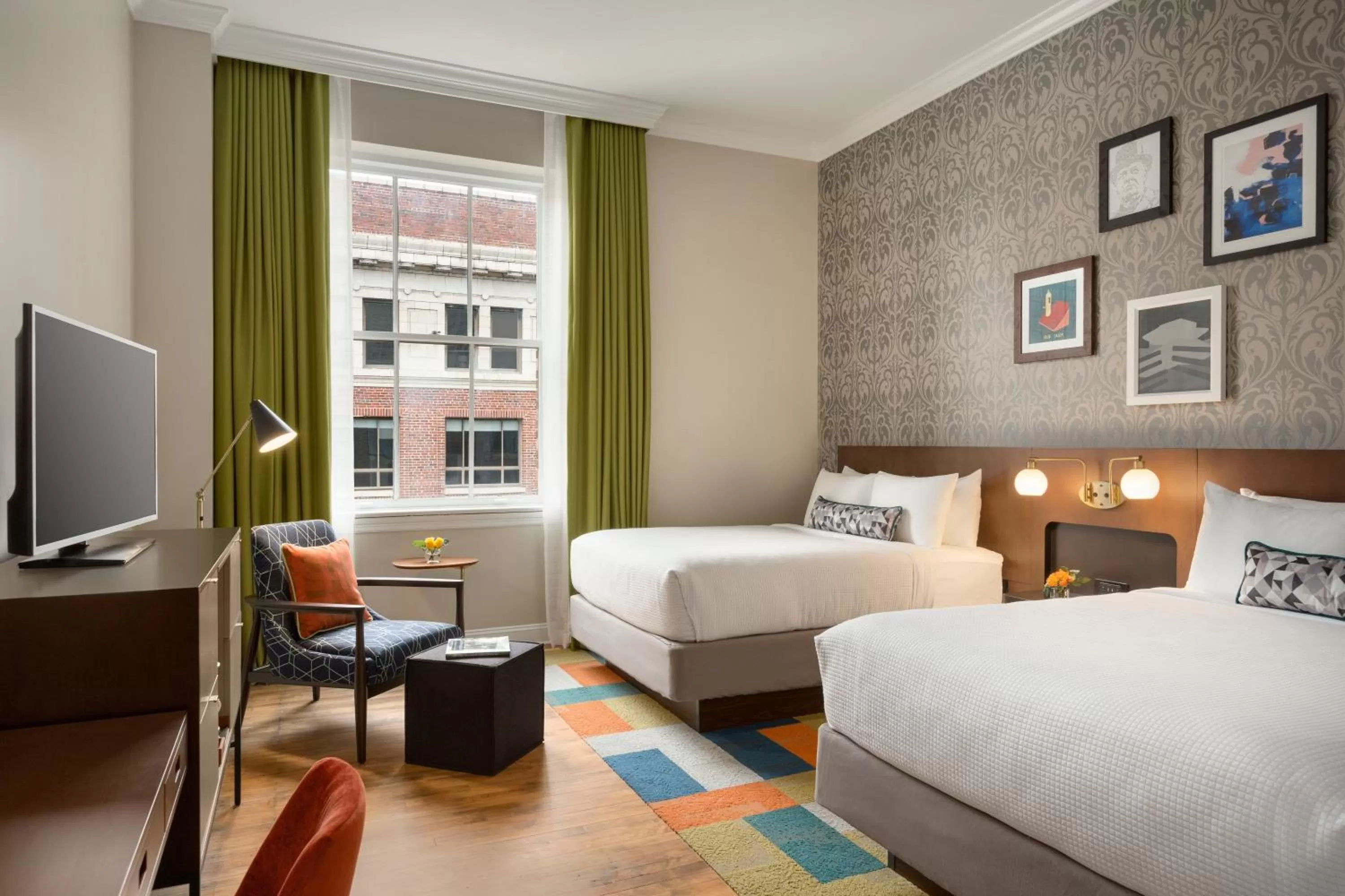 Twin Room with View - Non-Smoking in Hotel Indigo - Winston-Salem Downtown by IHG