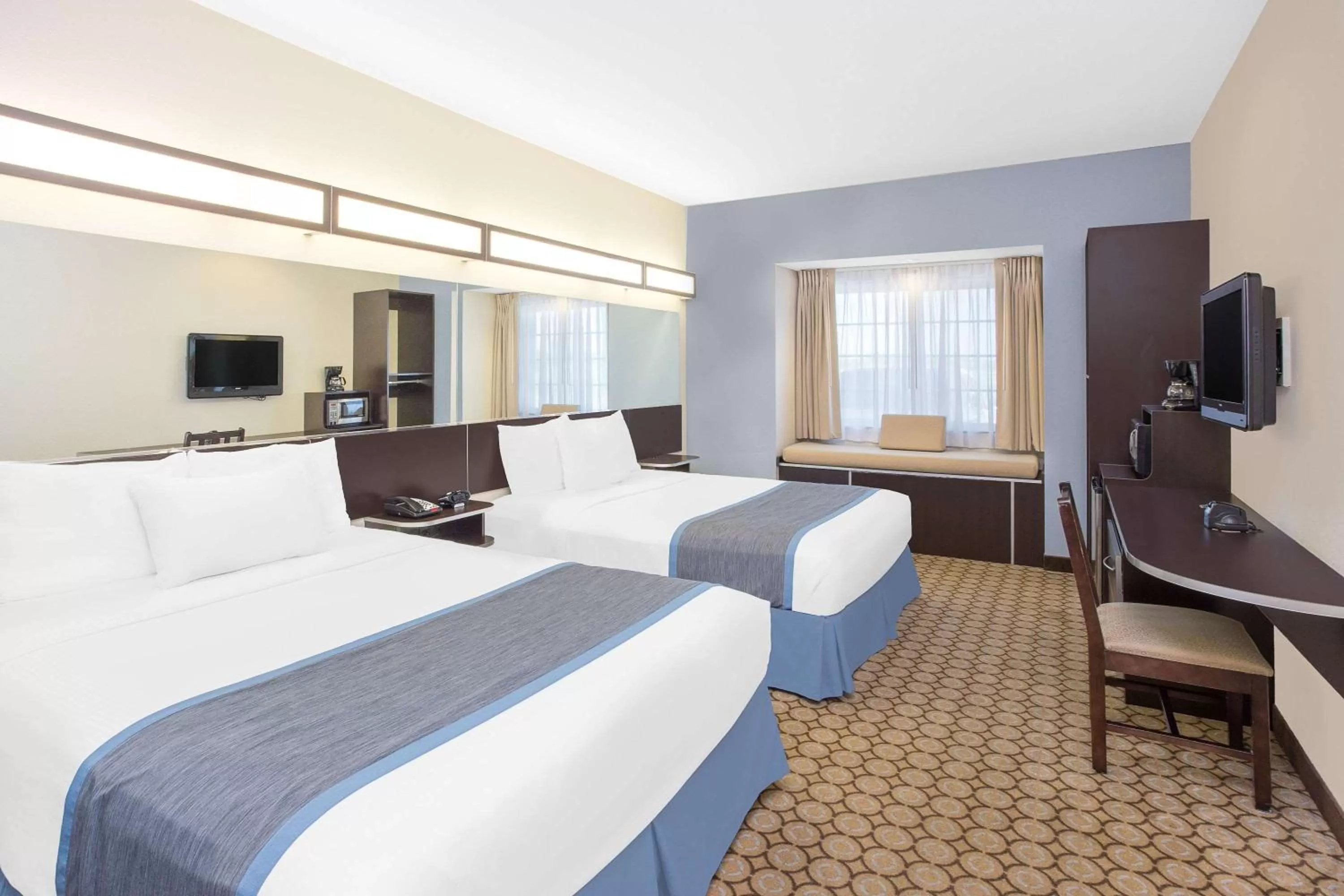 Queen Room with Two Queen Beds and Roll-In Shower - Mobility/Hearing Accessible - Non-Smoking in Microtel Inn and Suites San Angelo