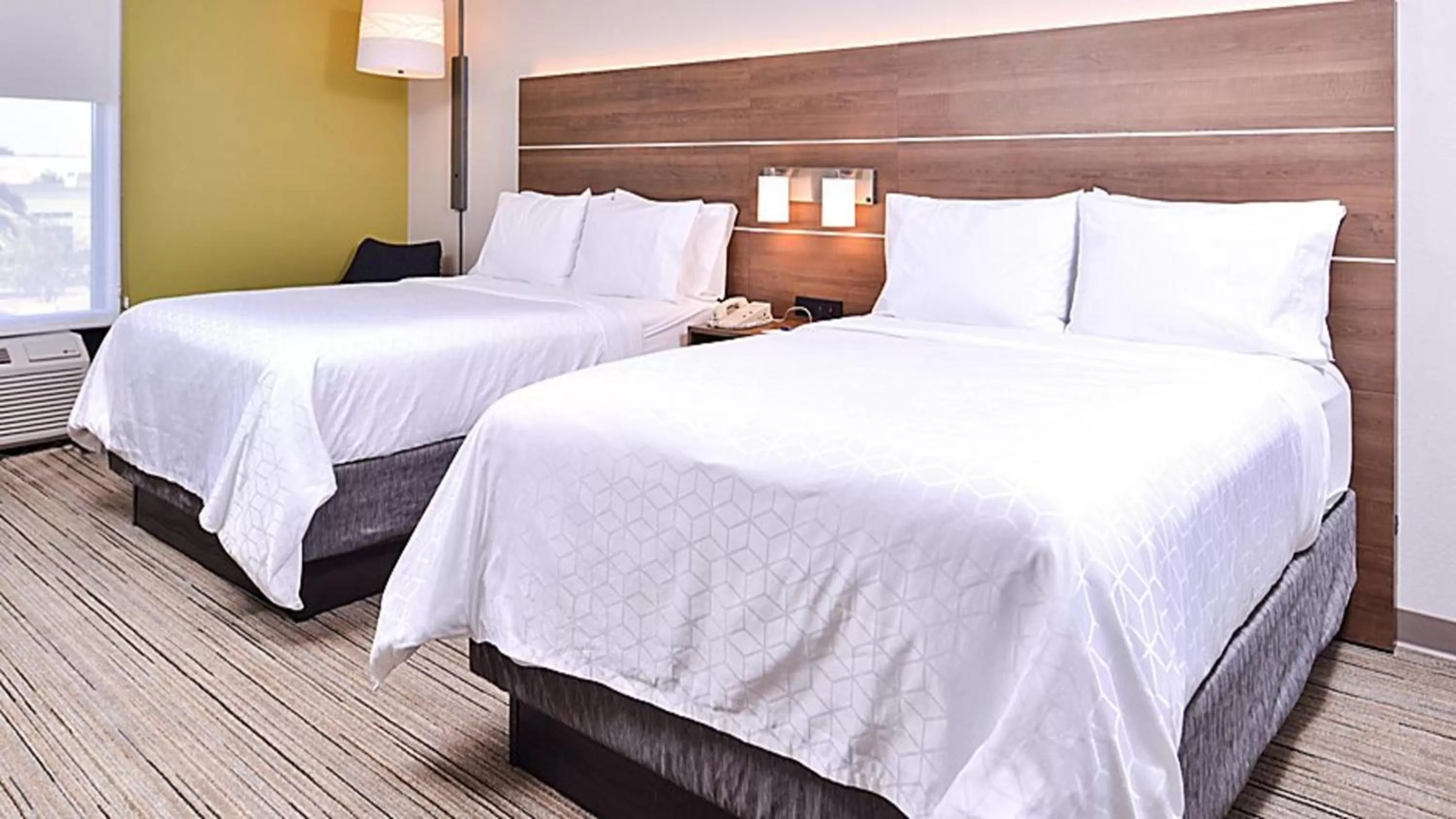 Queen Room with Two Queen Beds- Hearing Accessible Roll in Shower/Non-Smoking in Holiday Inn Express Hotel & Suites Mount Pleasant by IHG