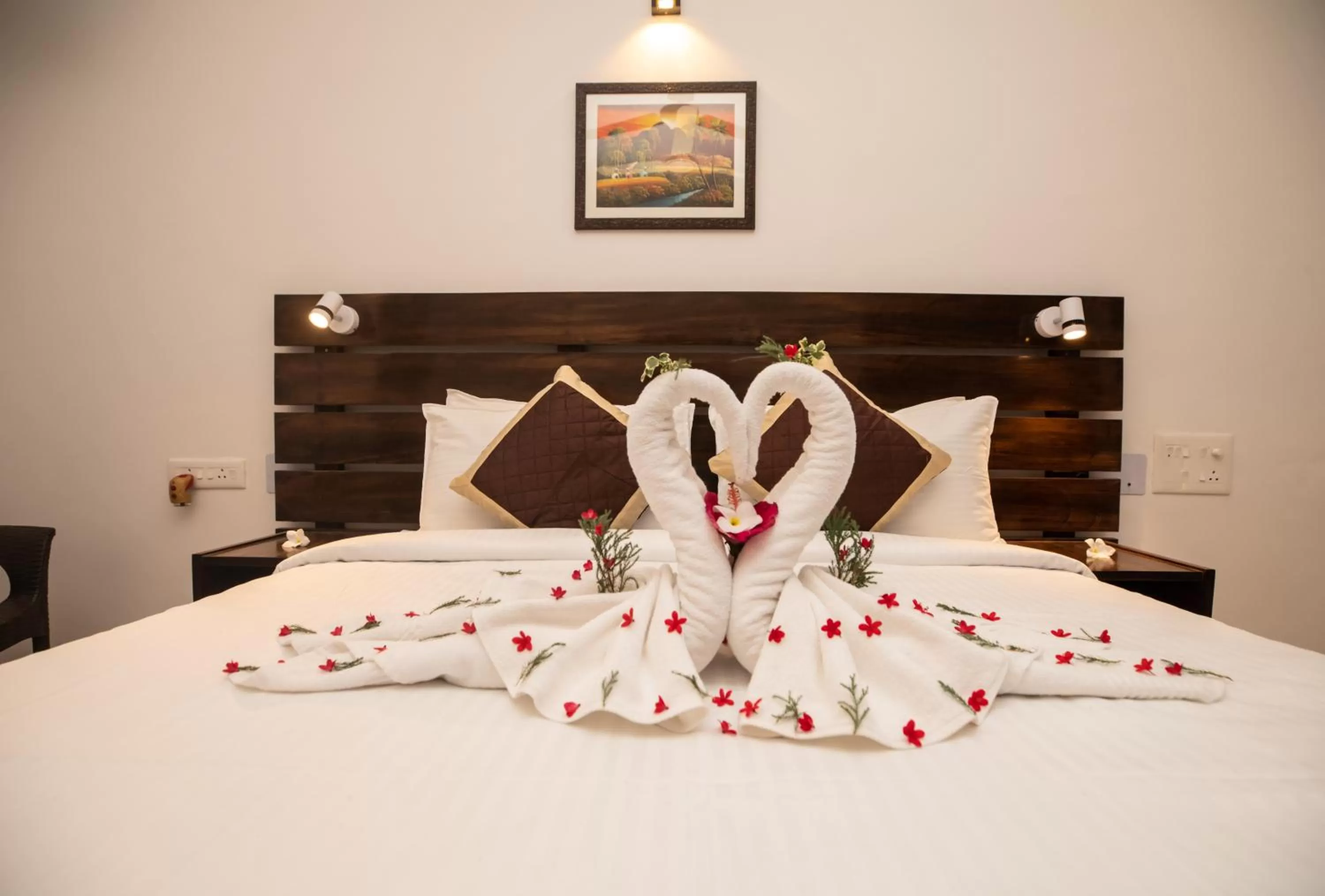 Deluxe Double Room with Balcony in The Woodside Inn