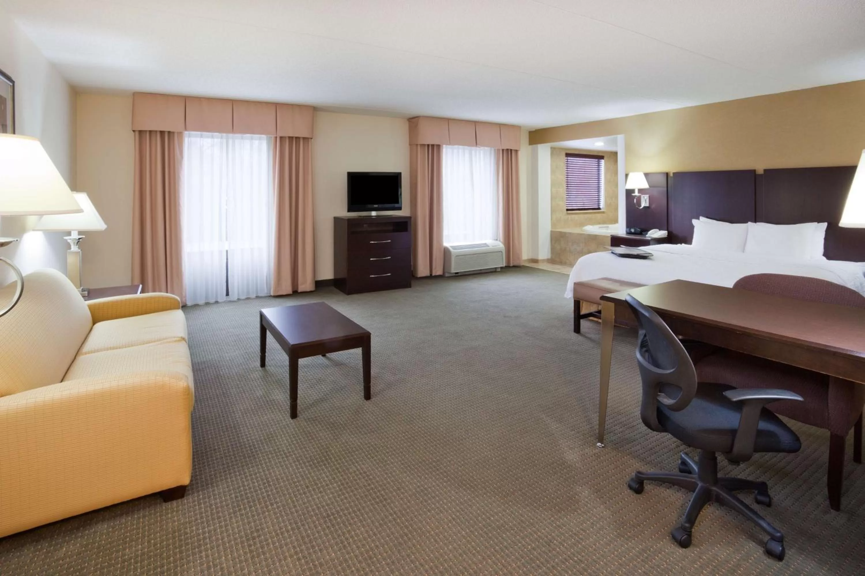 King Studio Suite with Whirlpool - Non-Smoking in Hampton Inn & Suites Lino Lakes