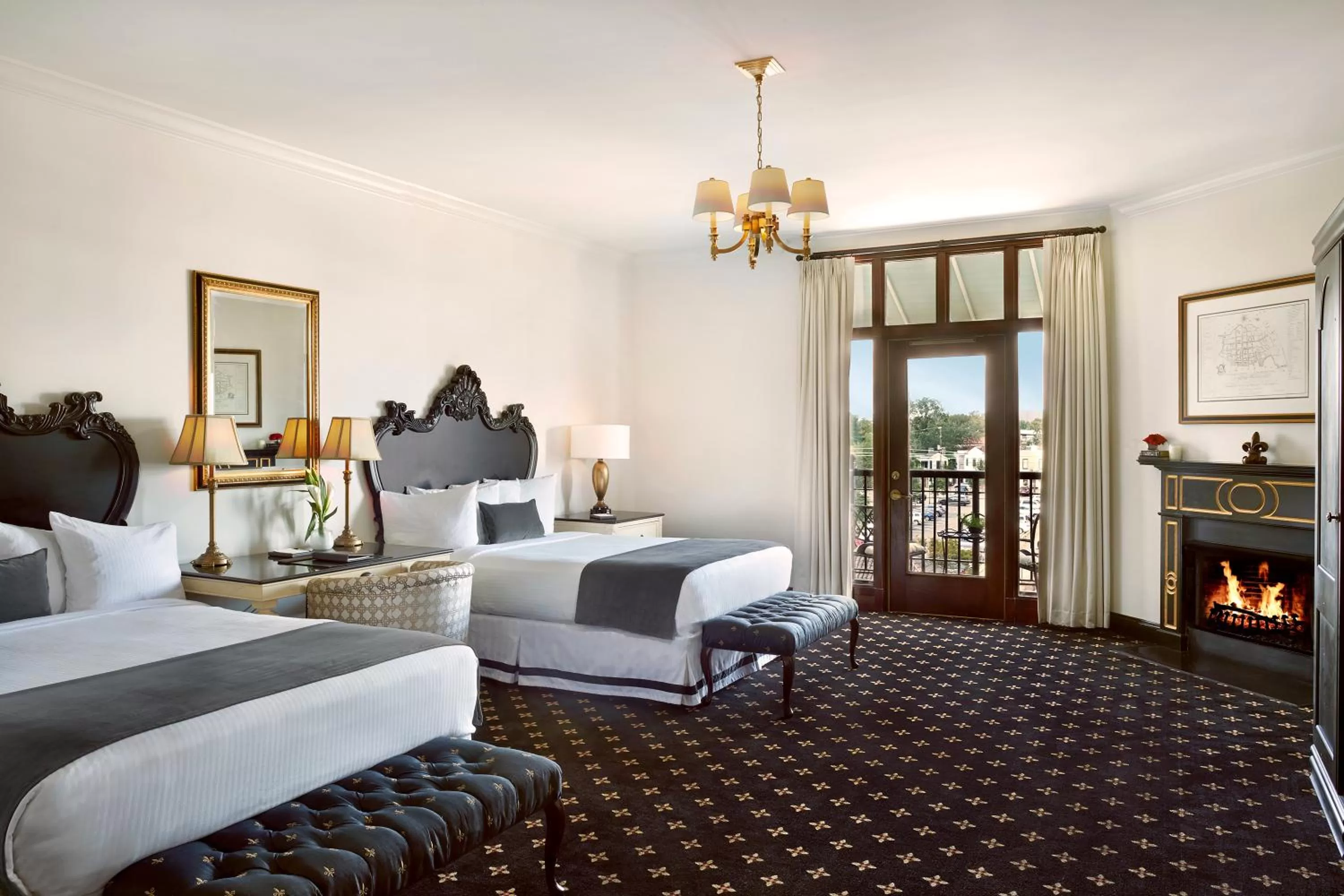 Deluxe Double Room with Balcony in French Quarter Inn