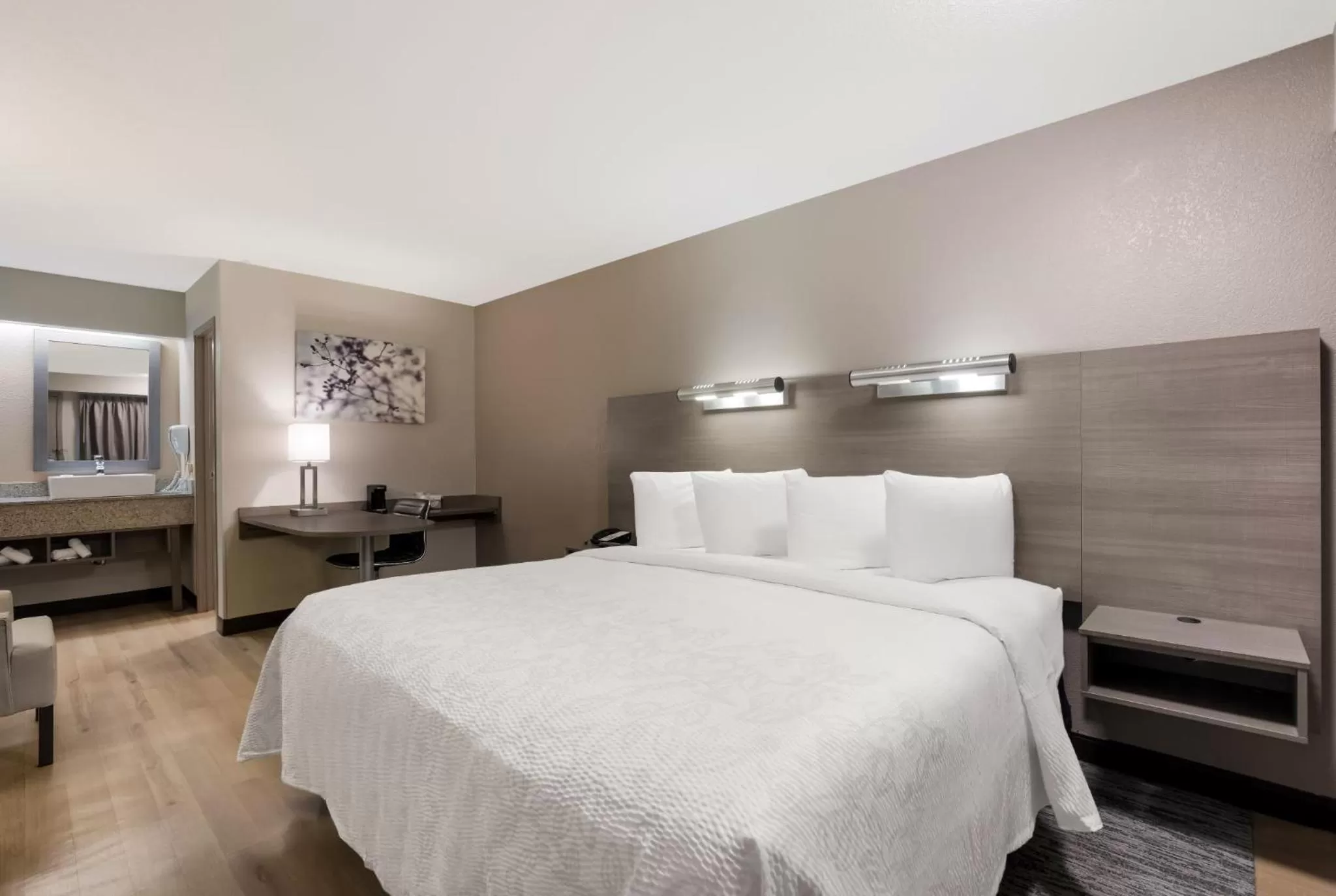  Superior King Room Disability Access Smoke Free in Red Roof Inn PLUS+ Chicago - Naperville