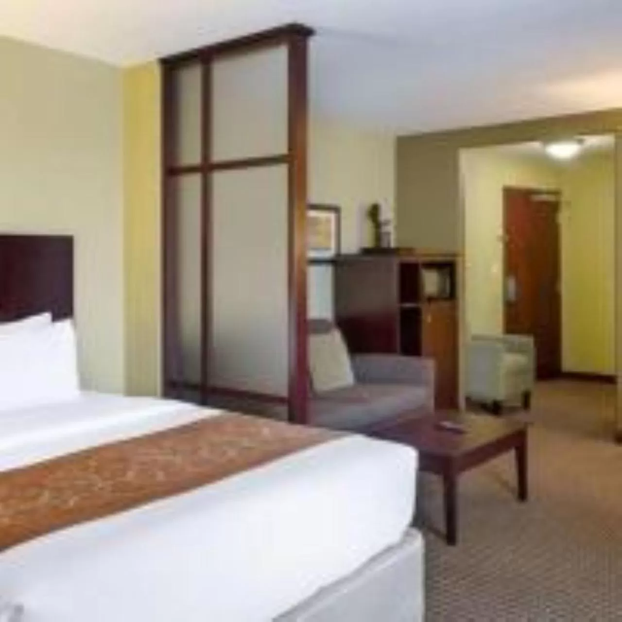 King Suite with Roll-In Shower - Accessible/Non-Smoking in Comfort Suites Harvey - New Orleans West