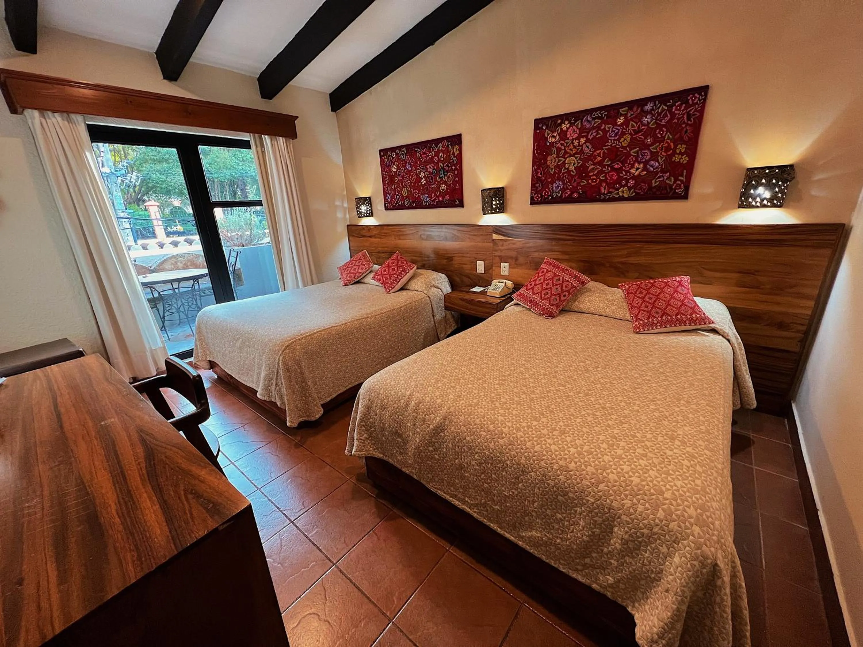 Double Room with Two Double Beds in Hotel Mansion Del Valle