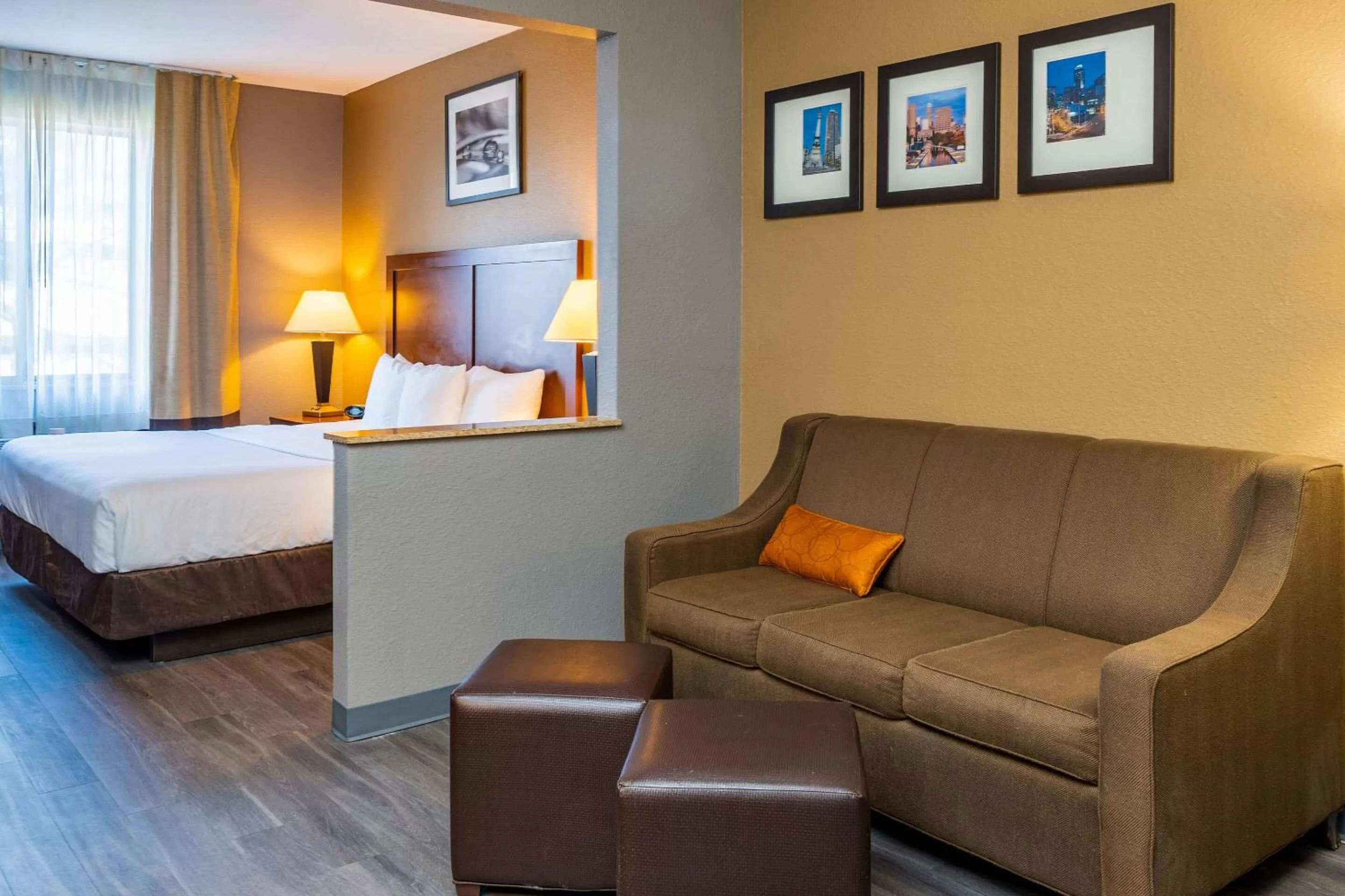 King Suite in Quality Suites NE Indianapolis Fishers