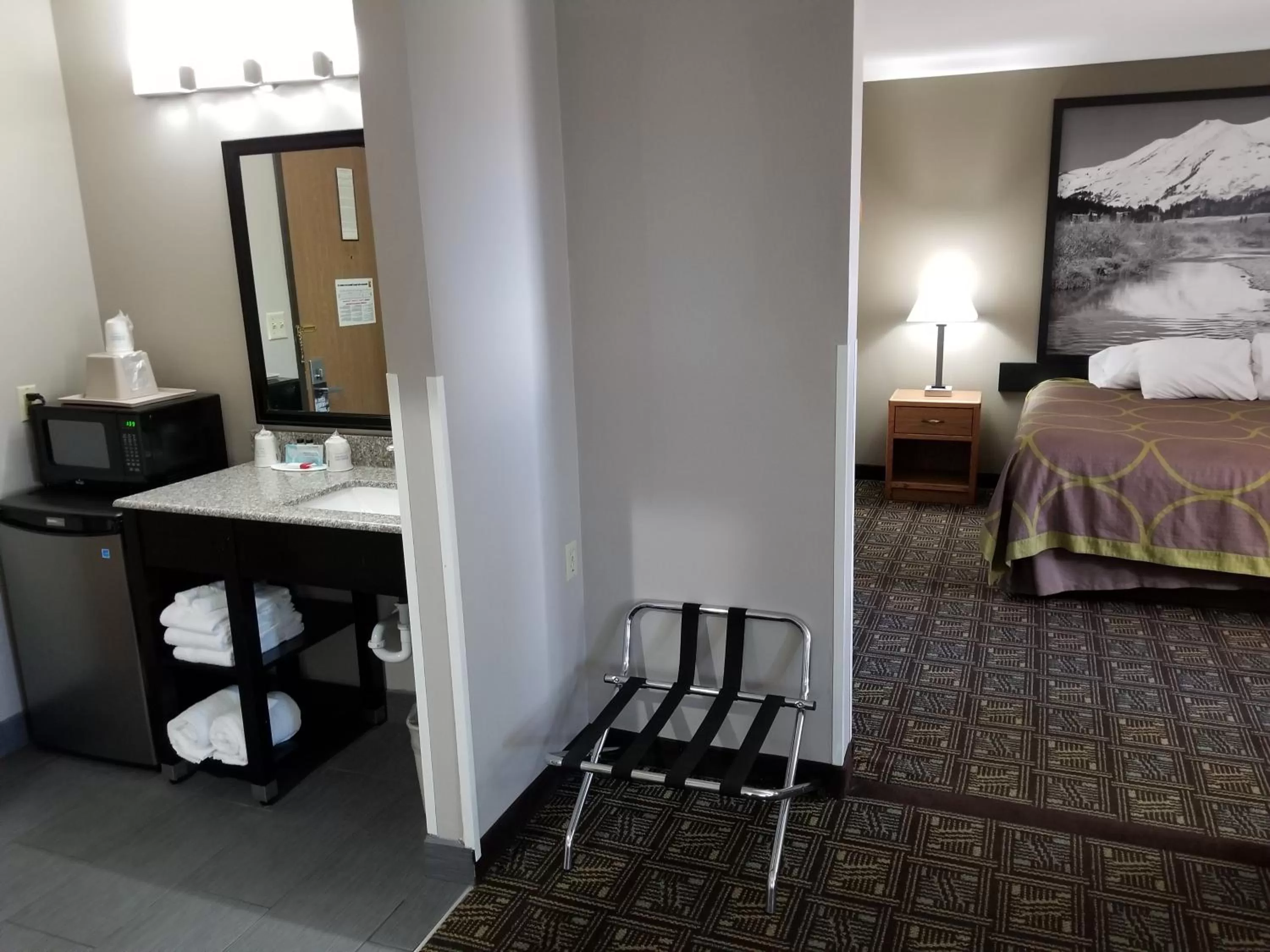 Studio King Suite - Non-Smoking in Super 8 by Wyndham Fort Collins