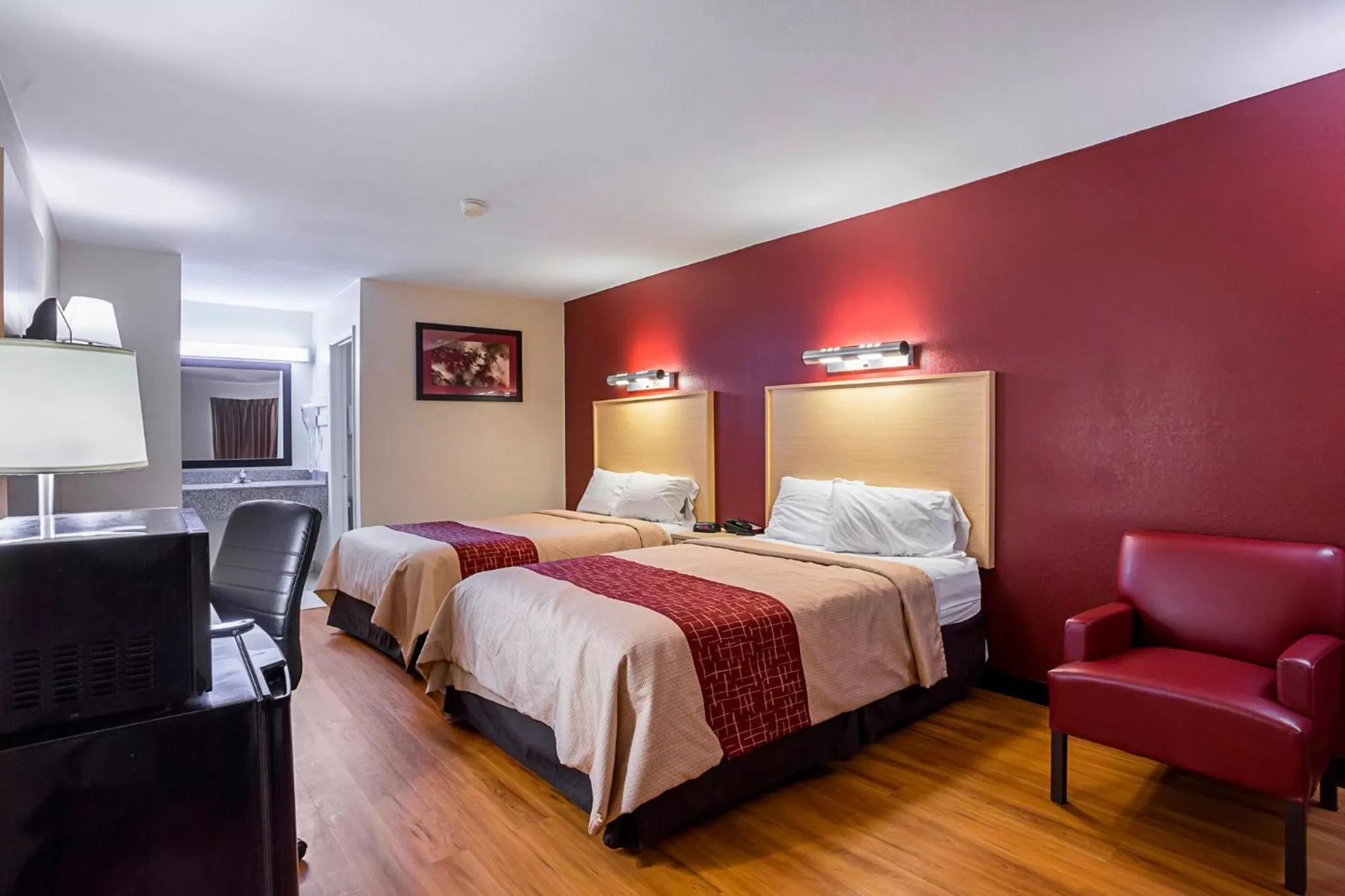 Standard Room with Two Double Beds Non-Smoking in Red Roof Inn West Memphis, AR