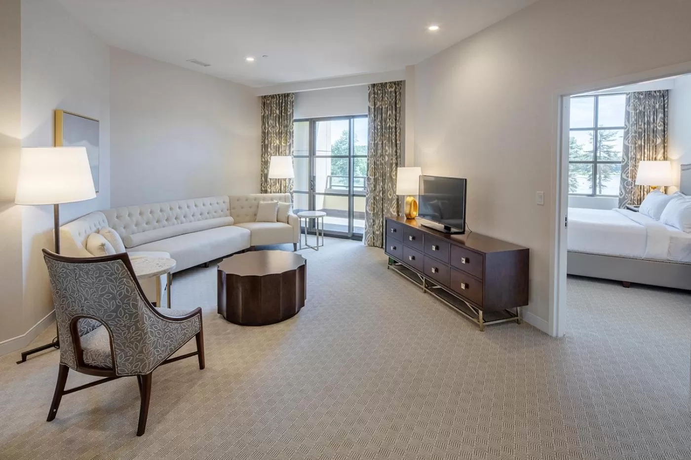  Lake View King Suite with Balcony - single occupancy in YO1 Longevity & Health Resorts, Catskills