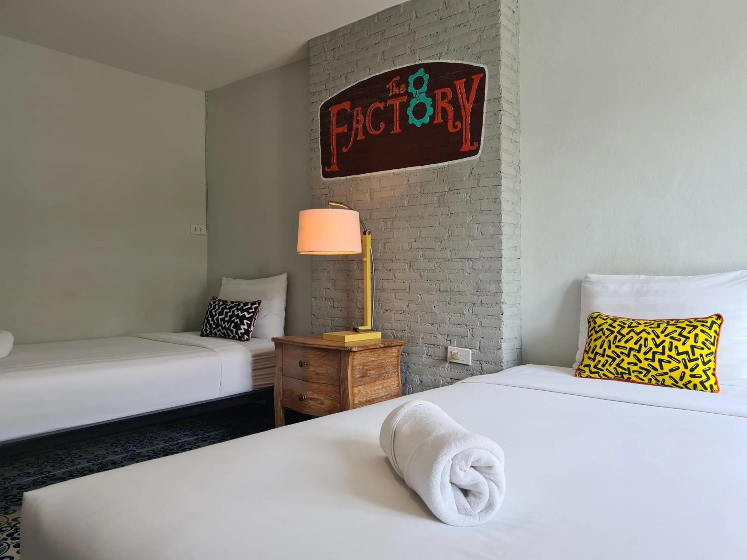 Superior Twin Room with Private Bathroom in The 8 Factory Hotel Phitsanulok