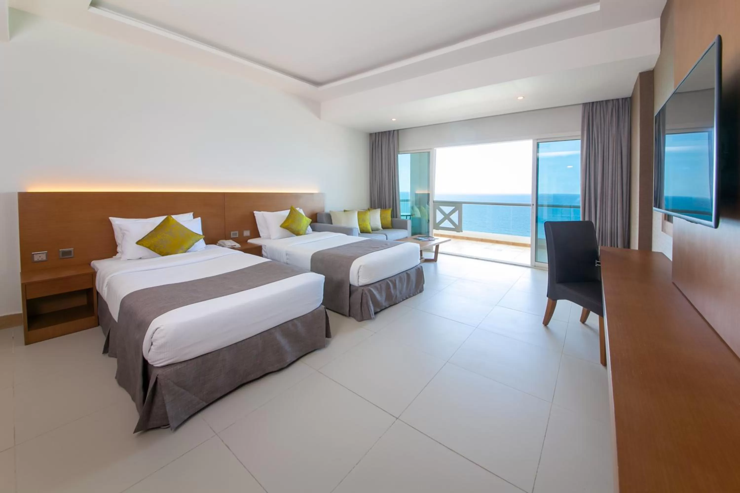 Executive Suite with One King Bed and Sea View - Non-Smoking in Ramada by Wyndham Beach Hotel Ajman