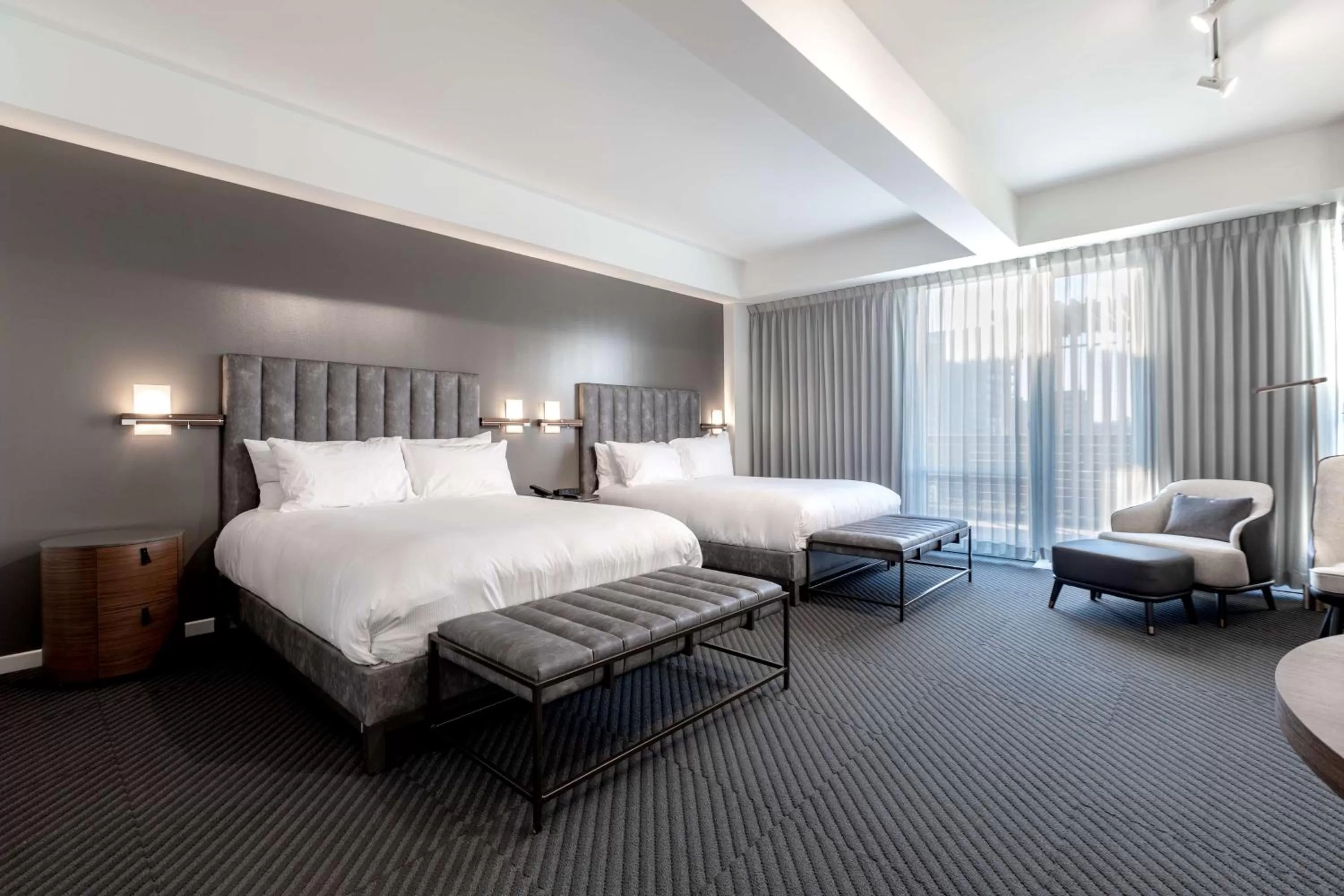 Double Room with Two Double Beds - Non-Smoking in Hotel Chauncey Iowa City, Tapestry Collection by Hilton