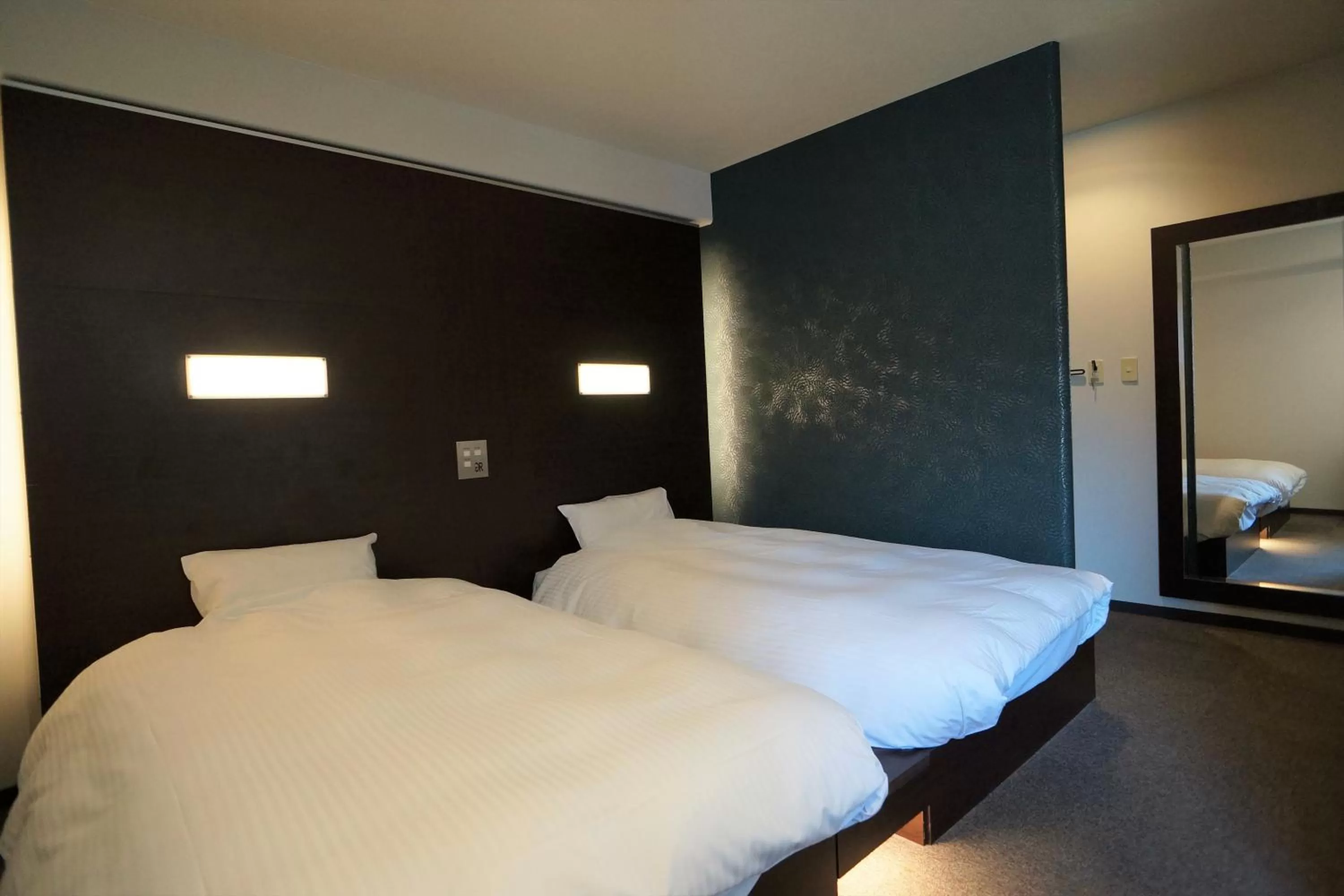 Twin Room - single occupancy - Smoking in Green Rich Hotel Hiroshima Shinkansenguchi (Artificial hot spring Futamata Yunohana)
