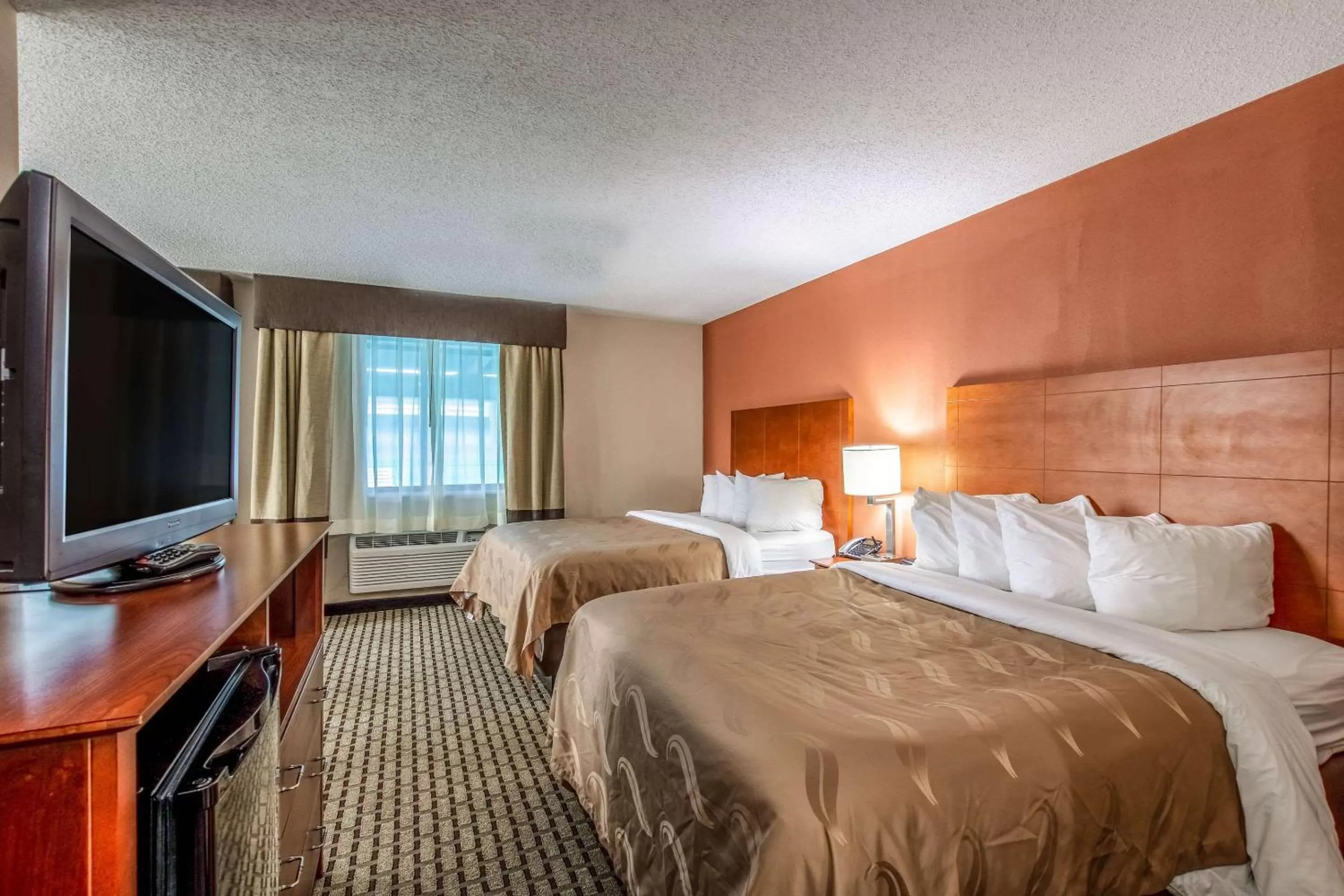 Queen Room with Two Queen Beds and Pool View - Non-Smoking in Quality Inn & Suites