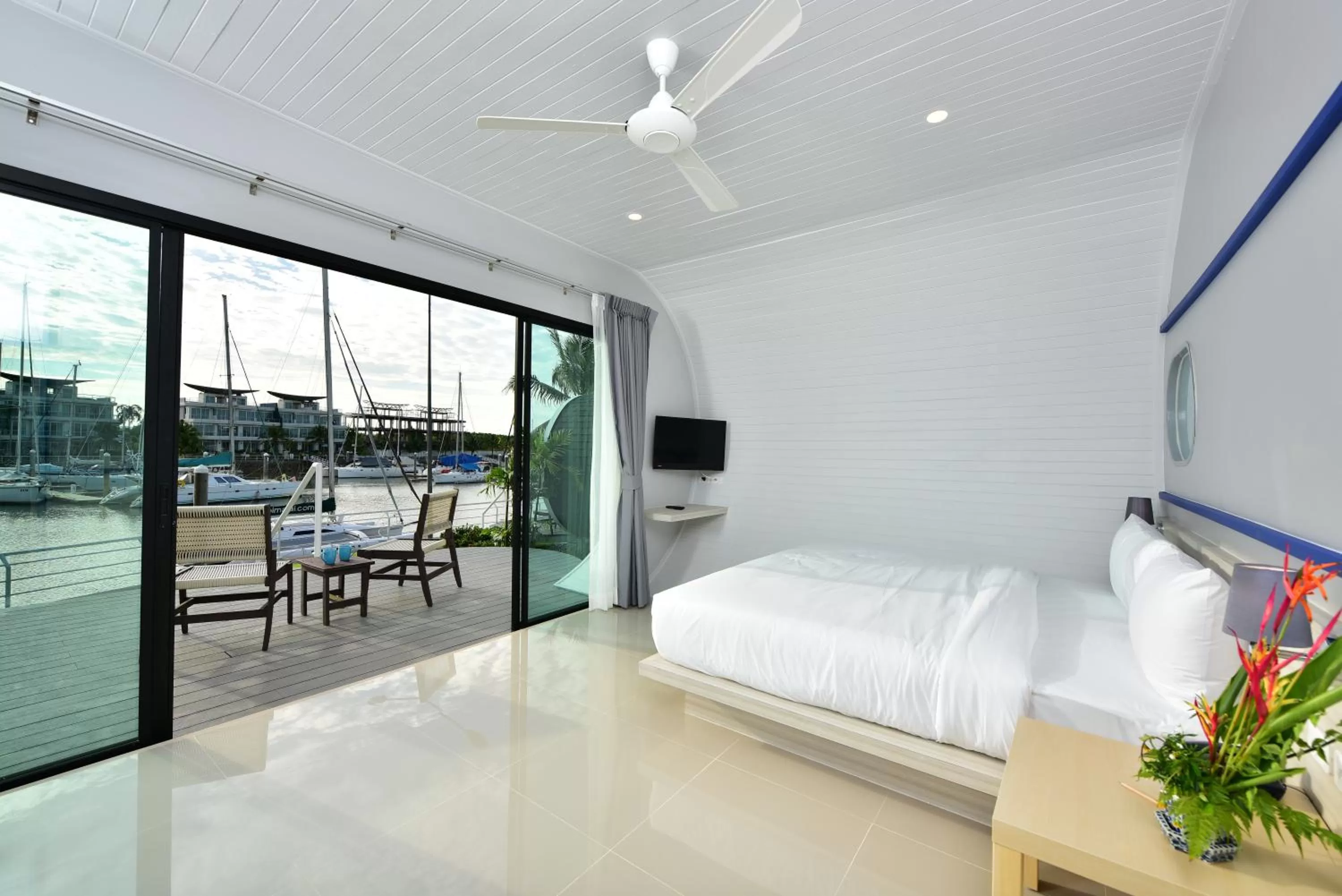 Capsule cabin in Krabi Boat Lagoon Resort