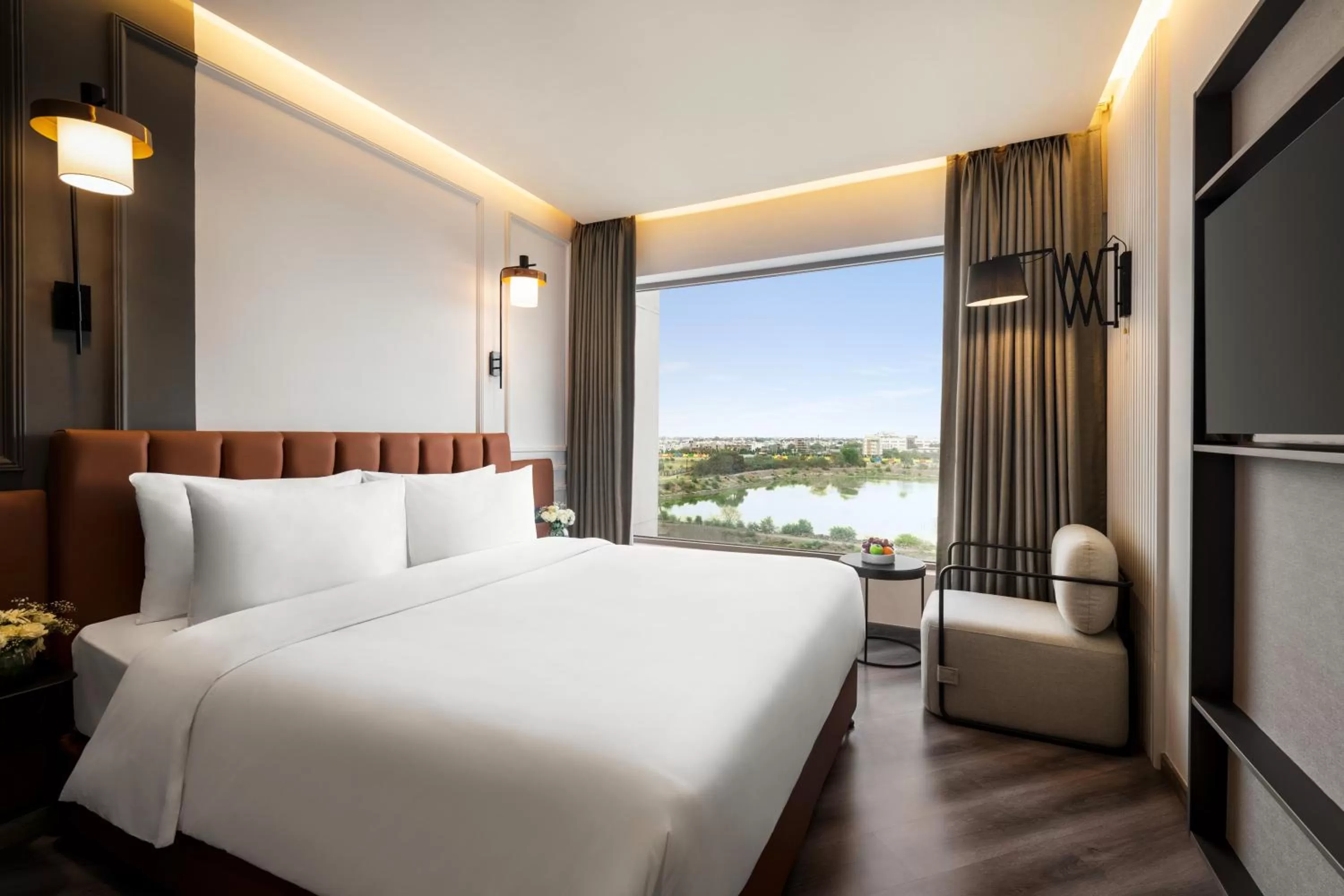 Deluxe King Room in Ramada Encore by Wyndham Indore Nipania