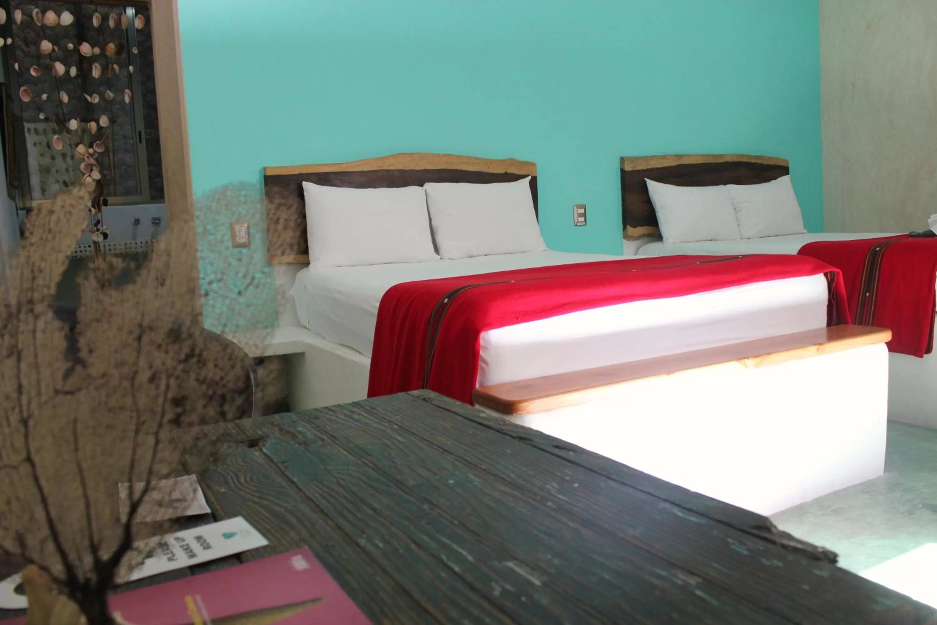 Room with Two Queen Beds and Private Bathroom in Corazon De Jade Tulum