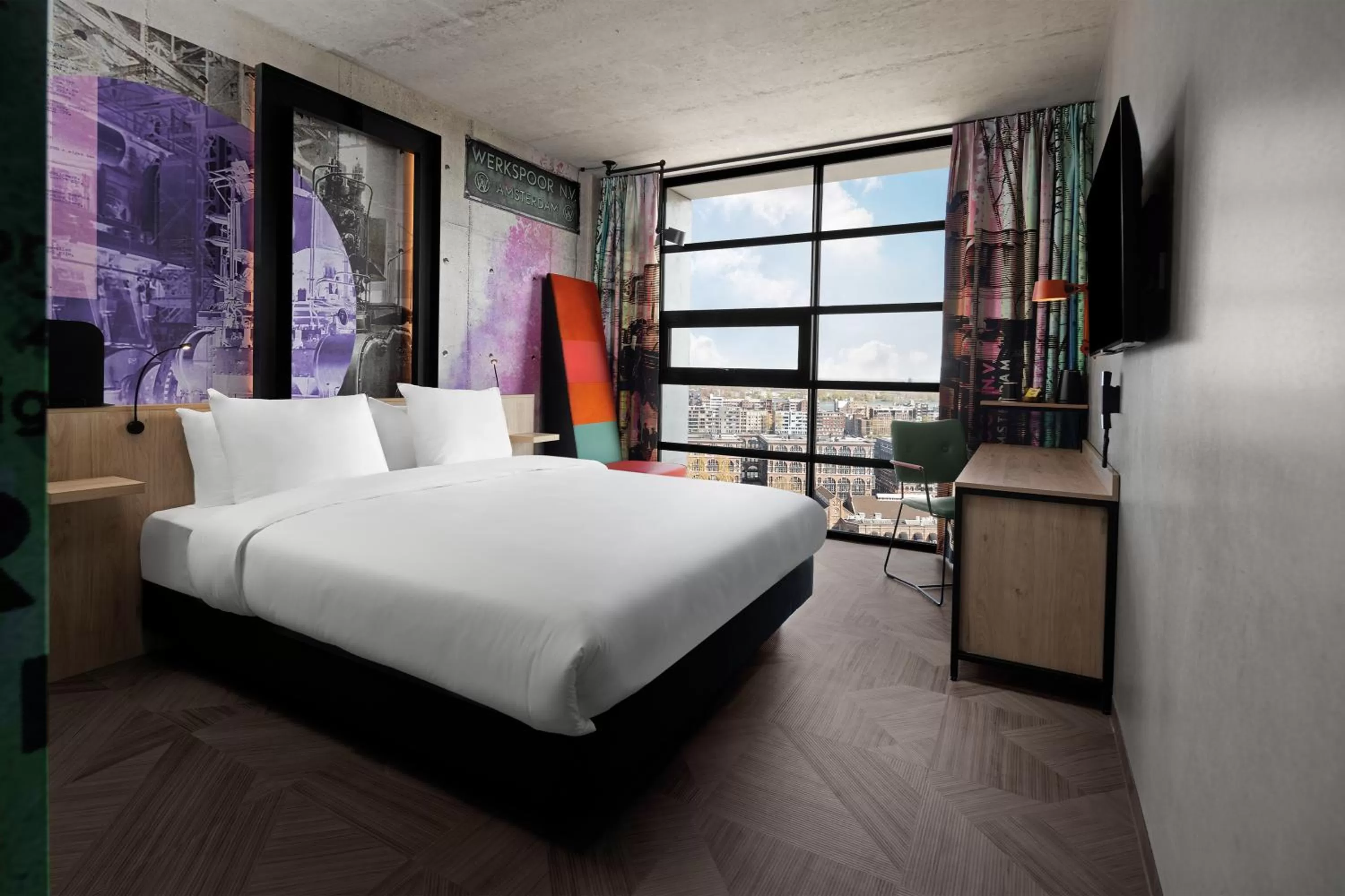 City Double Panorama Room in Inntel Hotels Amsterdam Landmark