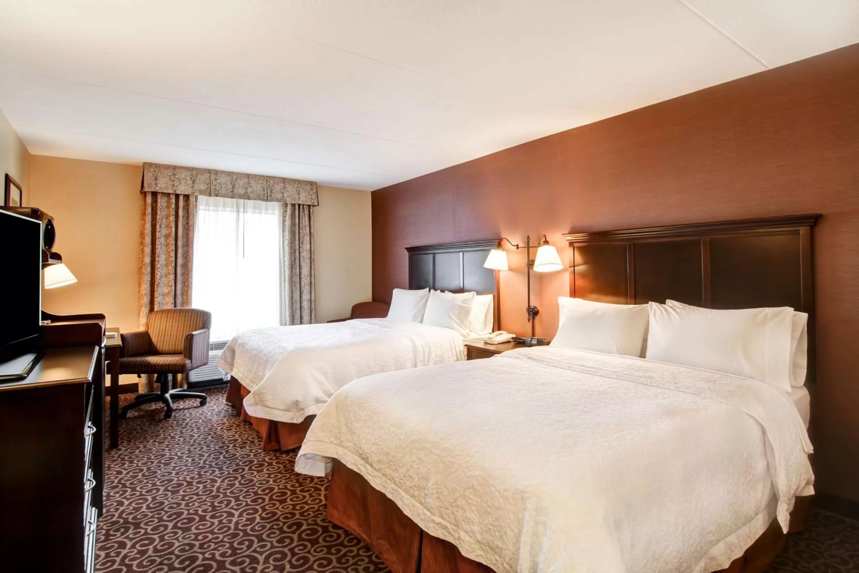 Room with Two Queen Beds - Non-Smoking in Hampton Inn Sudbury, Ontario