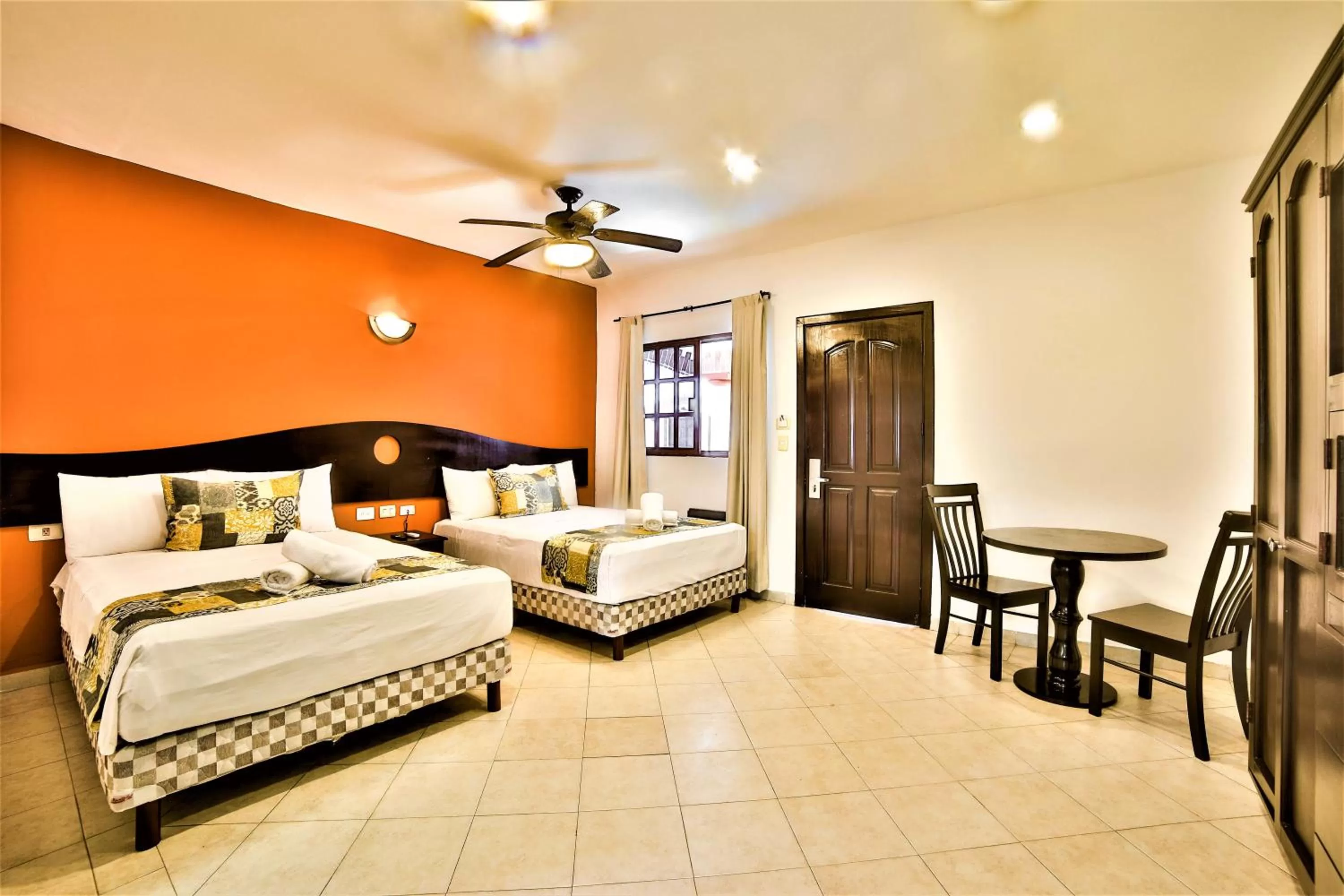 Standard Double Room with Two Double Beds in Hotel Colonial Playa del Carmen