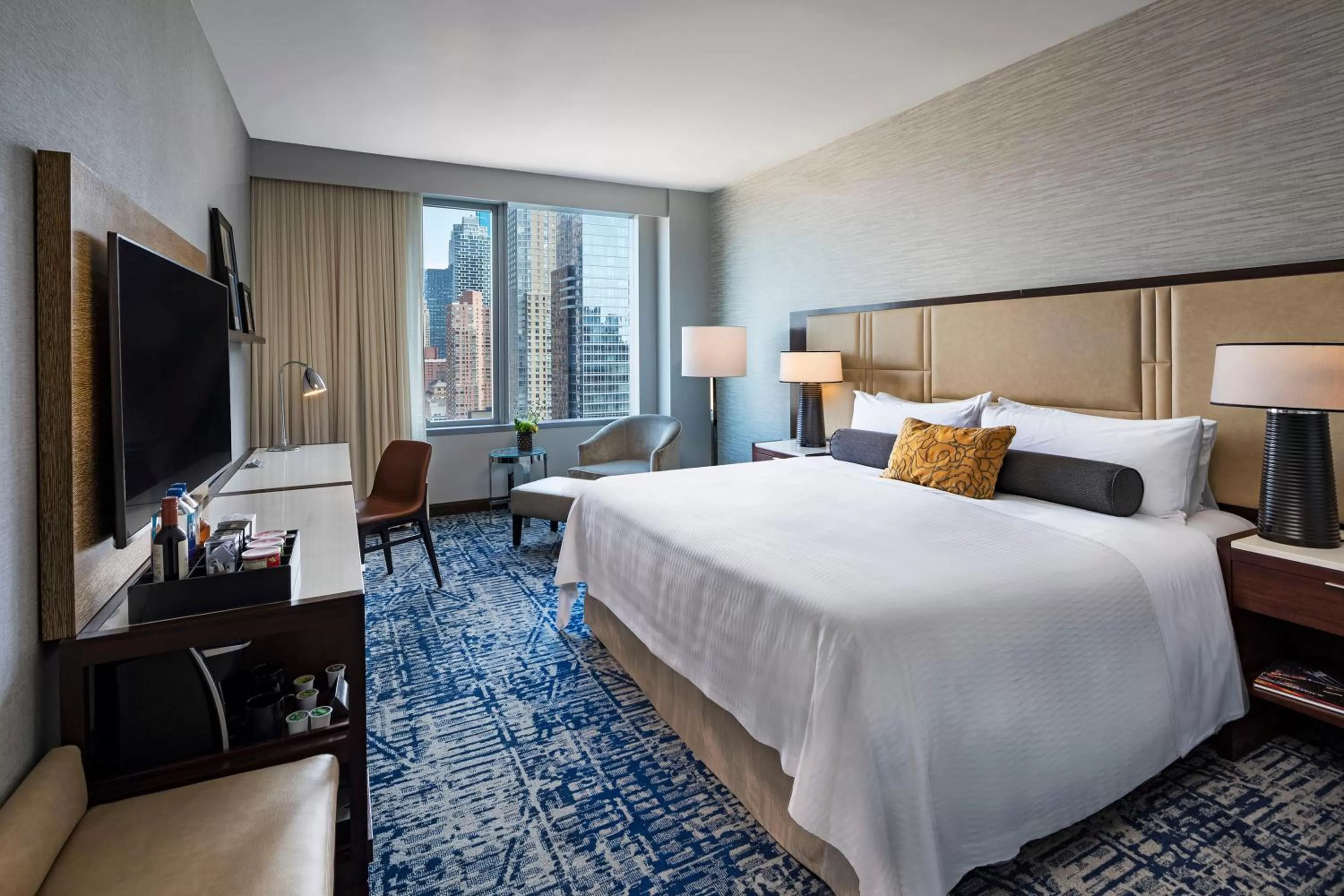 Classic King Room with Roll-In Shower - Mobility Access in InterContinental New York Times Square by IHG