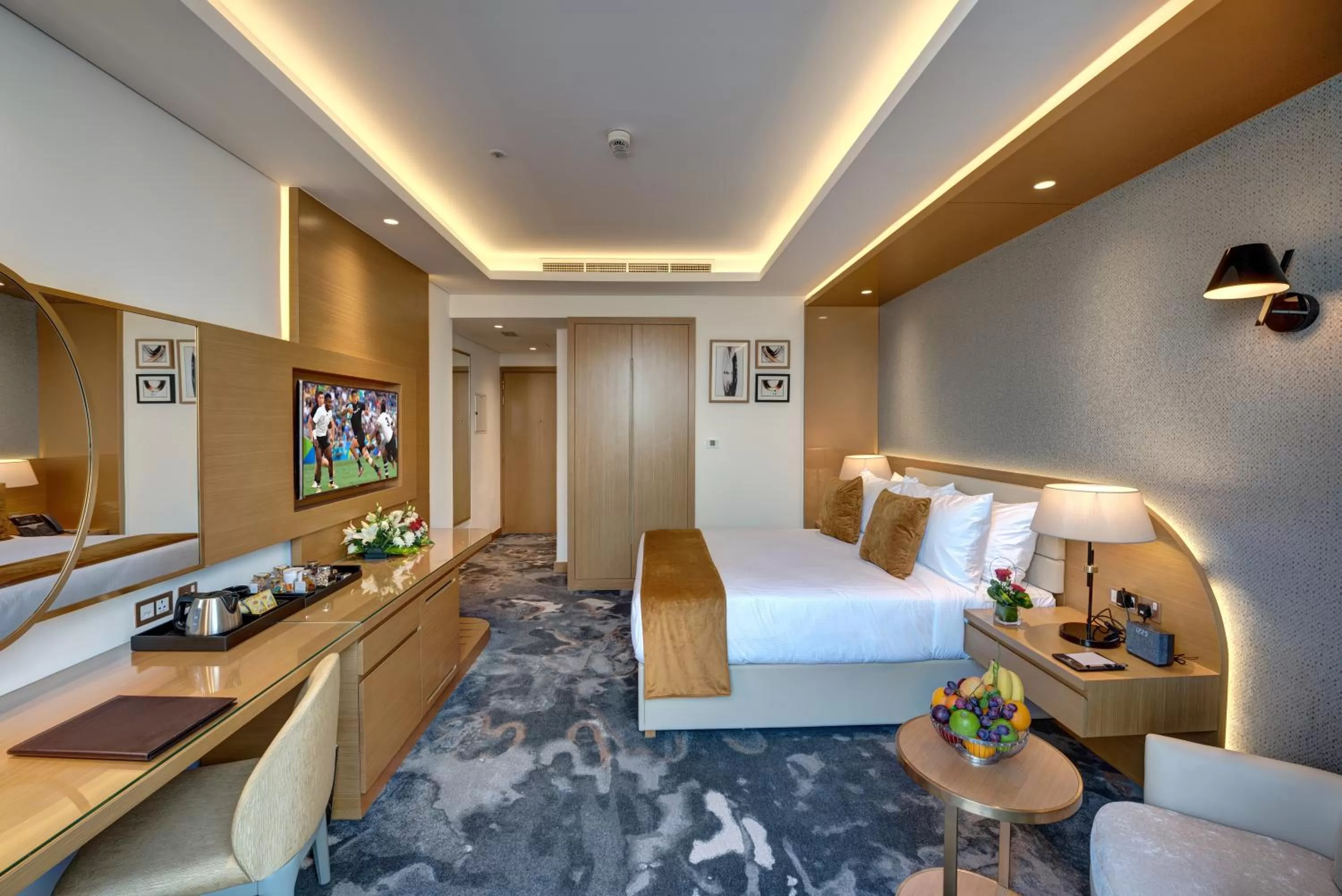 Deluxe Queen Room with 20% Off Food & Beverage and Free Shuttle to MOE, Dubai Hills & Kite Beach in The S Hotel Al Barsha