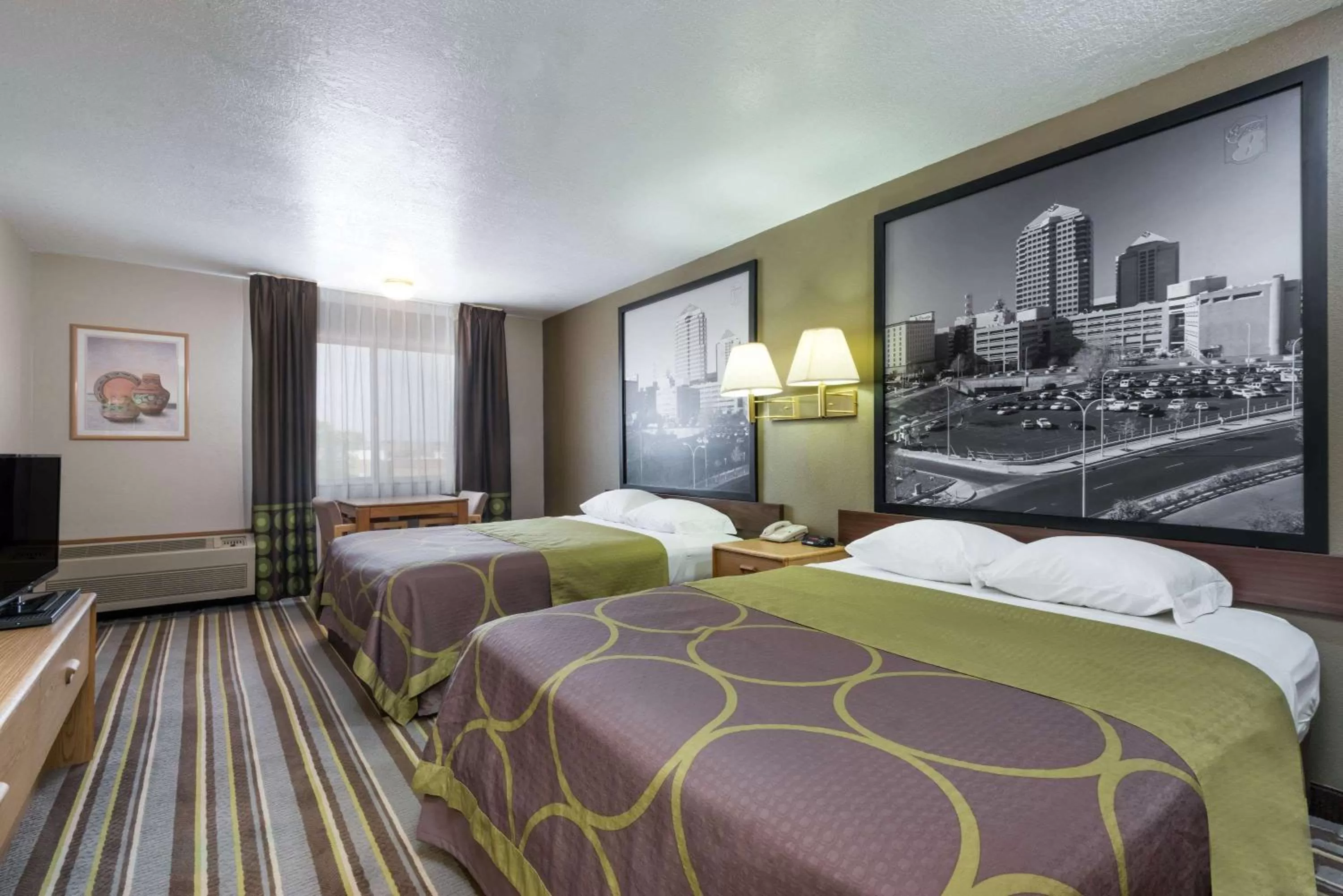 Queen Room with Two Queen Beds - Non-Smoking in Super 8 by Wyndham Bernalillo