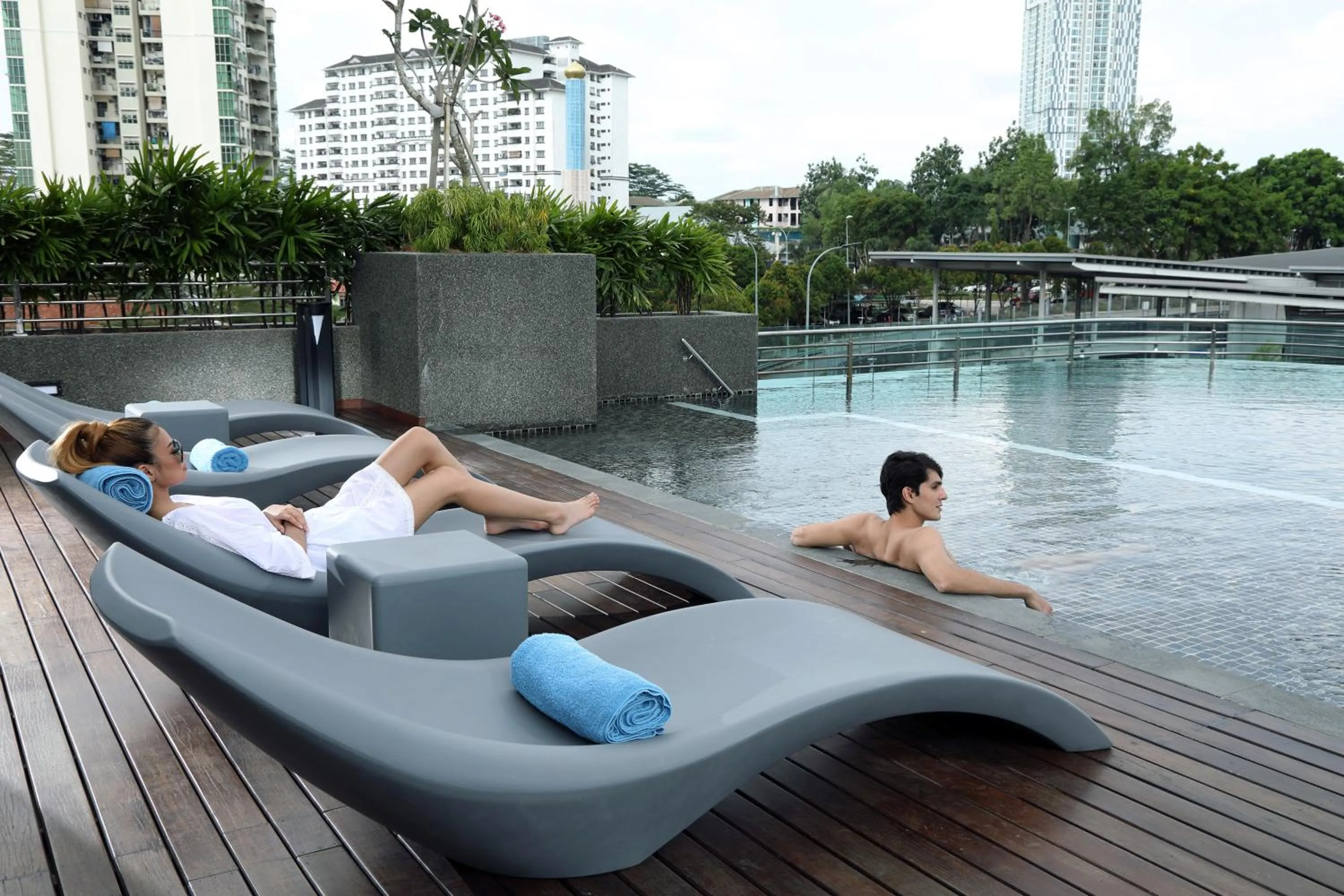 Swimming pool in Capri by Fraser Johor Bahru