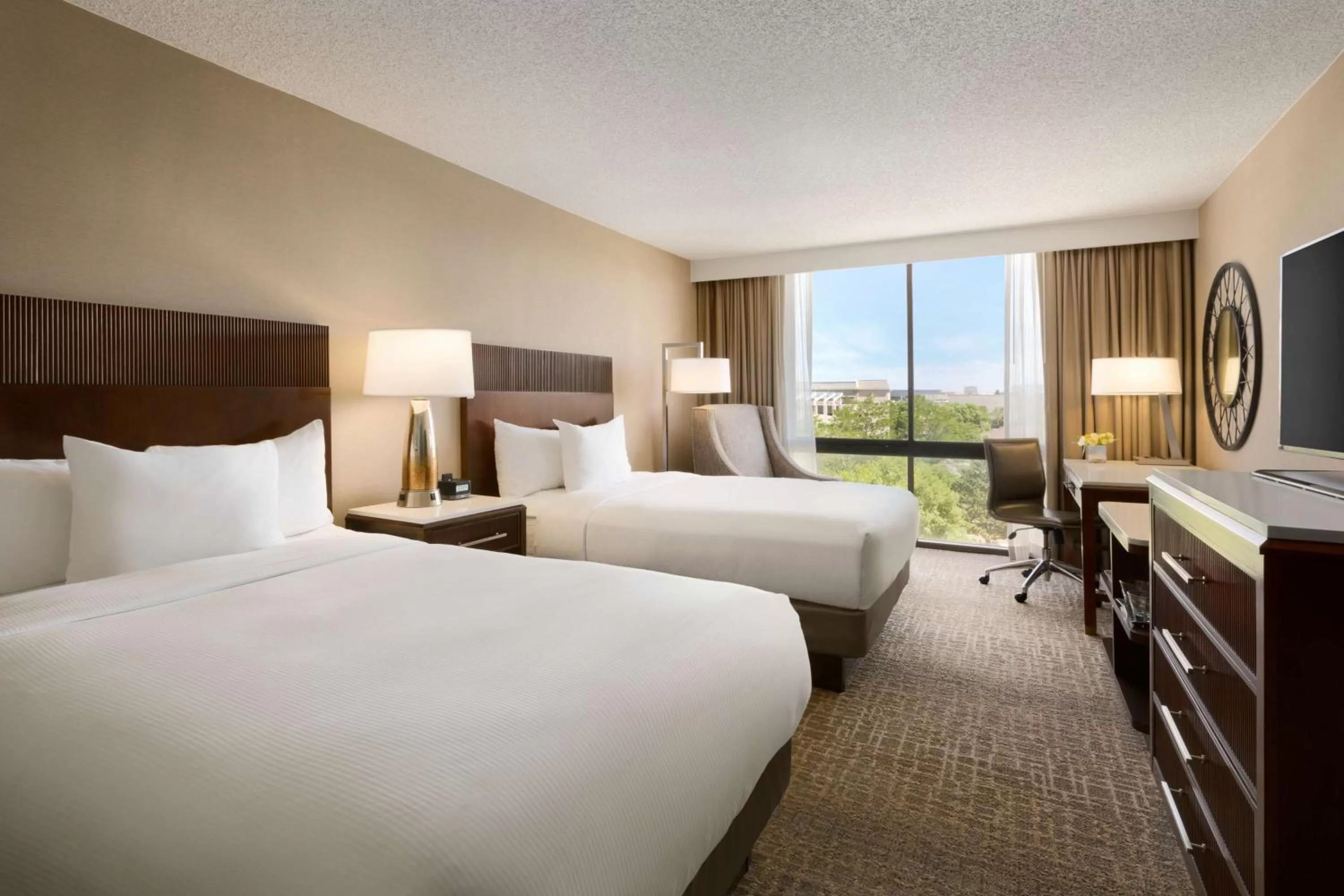 Double Room with Two Double Beds - Hearing Accessible  in Hilton Fort Collins