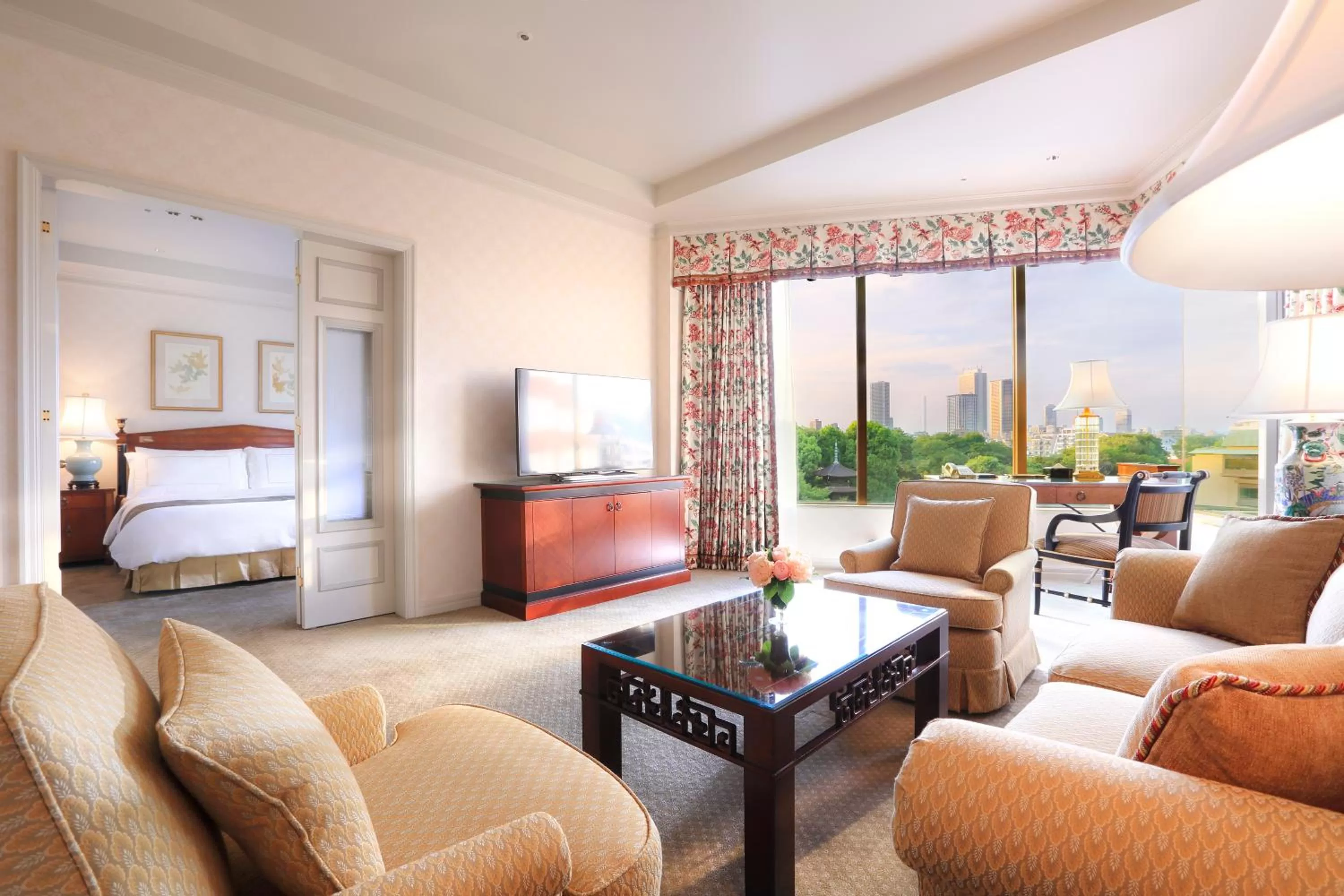 Junior Suite King with Garden View and Spa Access - single occupancy in Hotel Chinzanso Tokyo