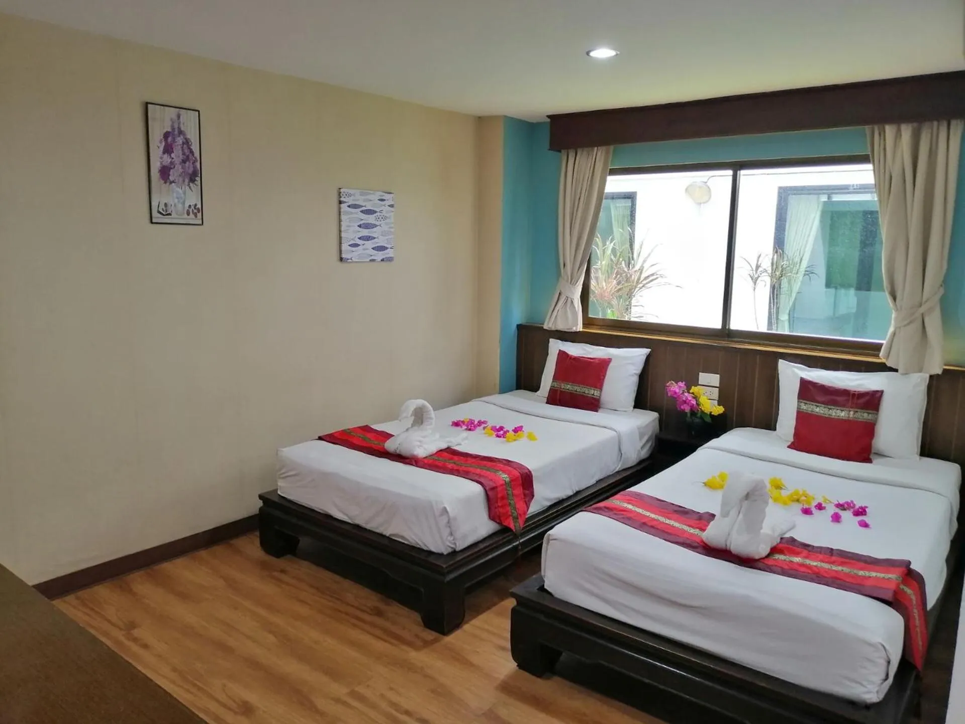 Economy Twin Room in Mandala House, Chiang Mai