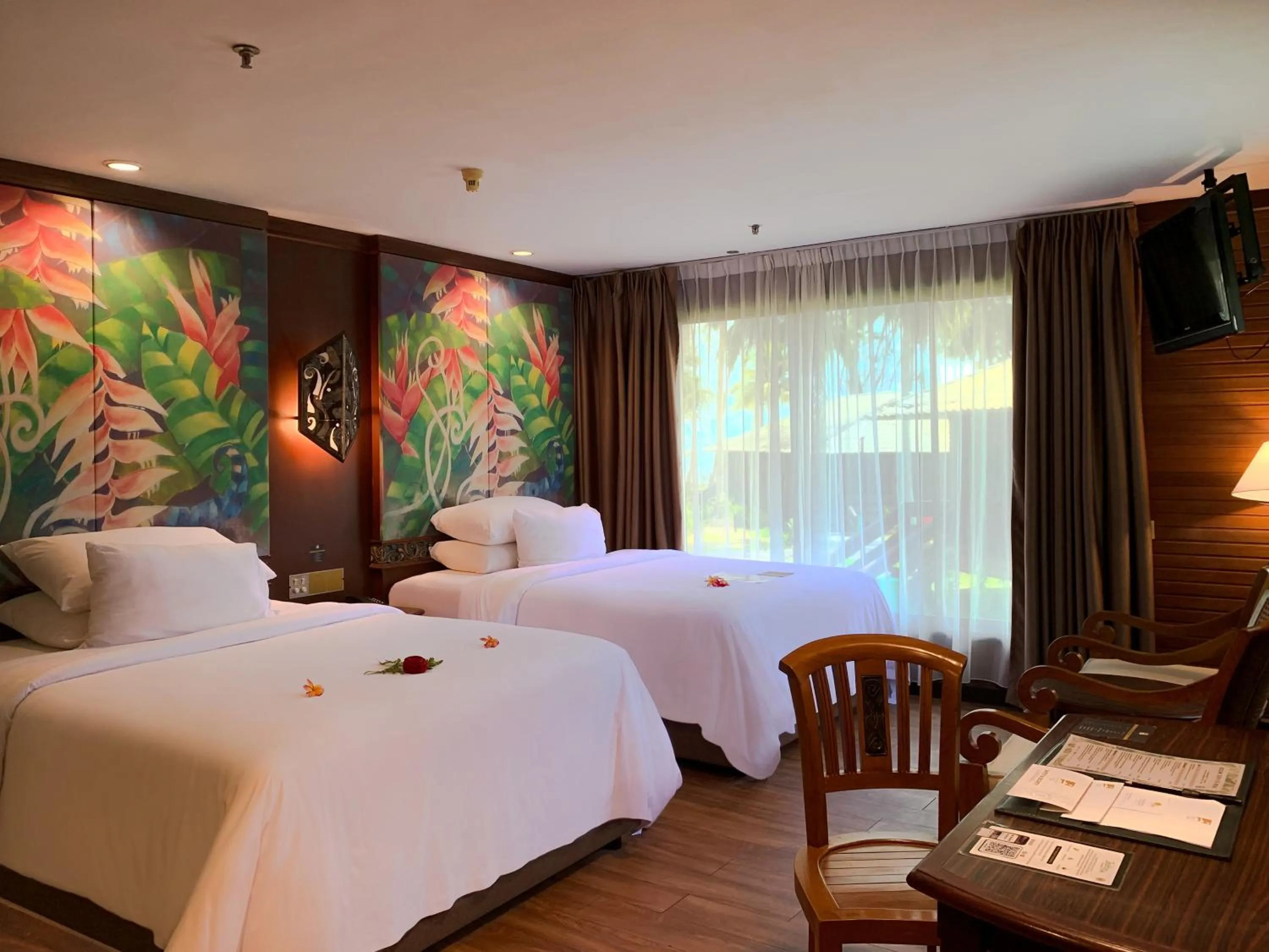 Twin Room with Garden View in Damai Beach Resort
