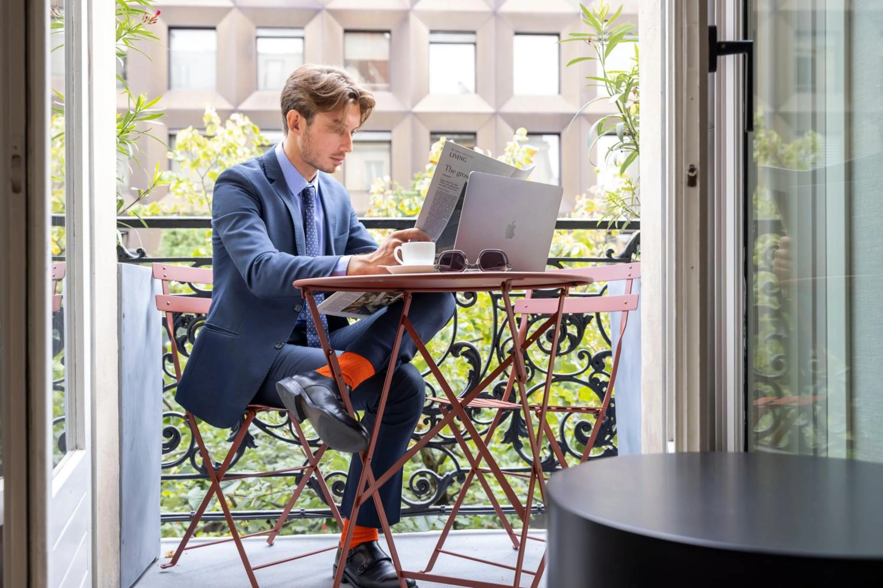 Double Room with Balcony in Hôtel Toujours & Spa