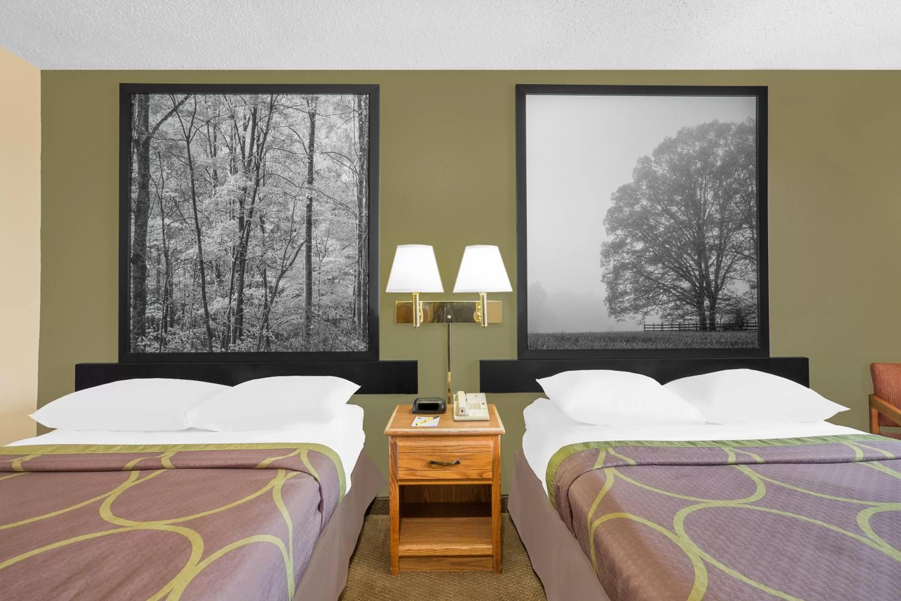 Double Room with Two Double Beds - Smoking in Super 8 by Wyndham Roanoke VA