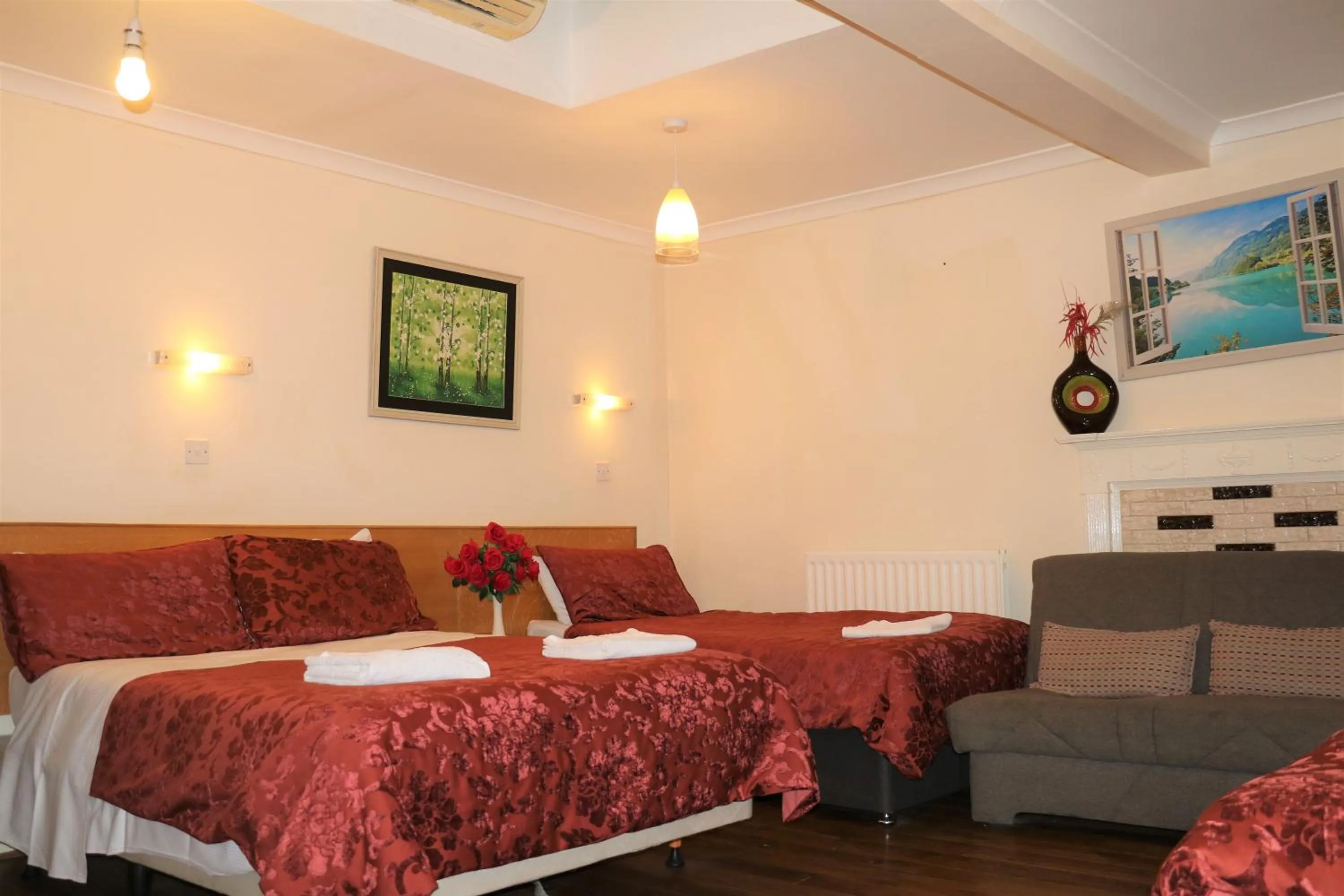 Family Room in Barry House