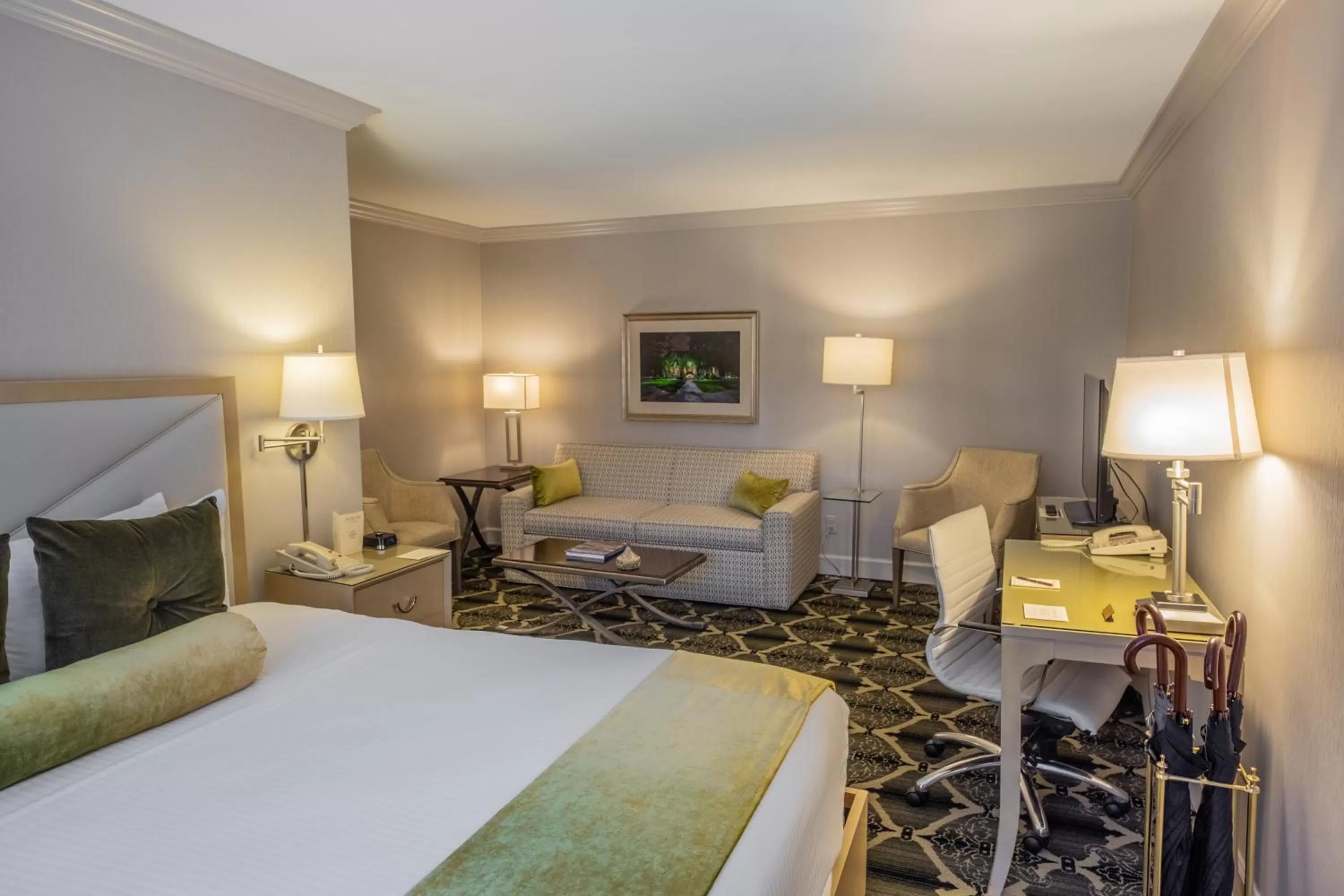 King Suite with Balcony - single occupancy in Bell Tower Hotel