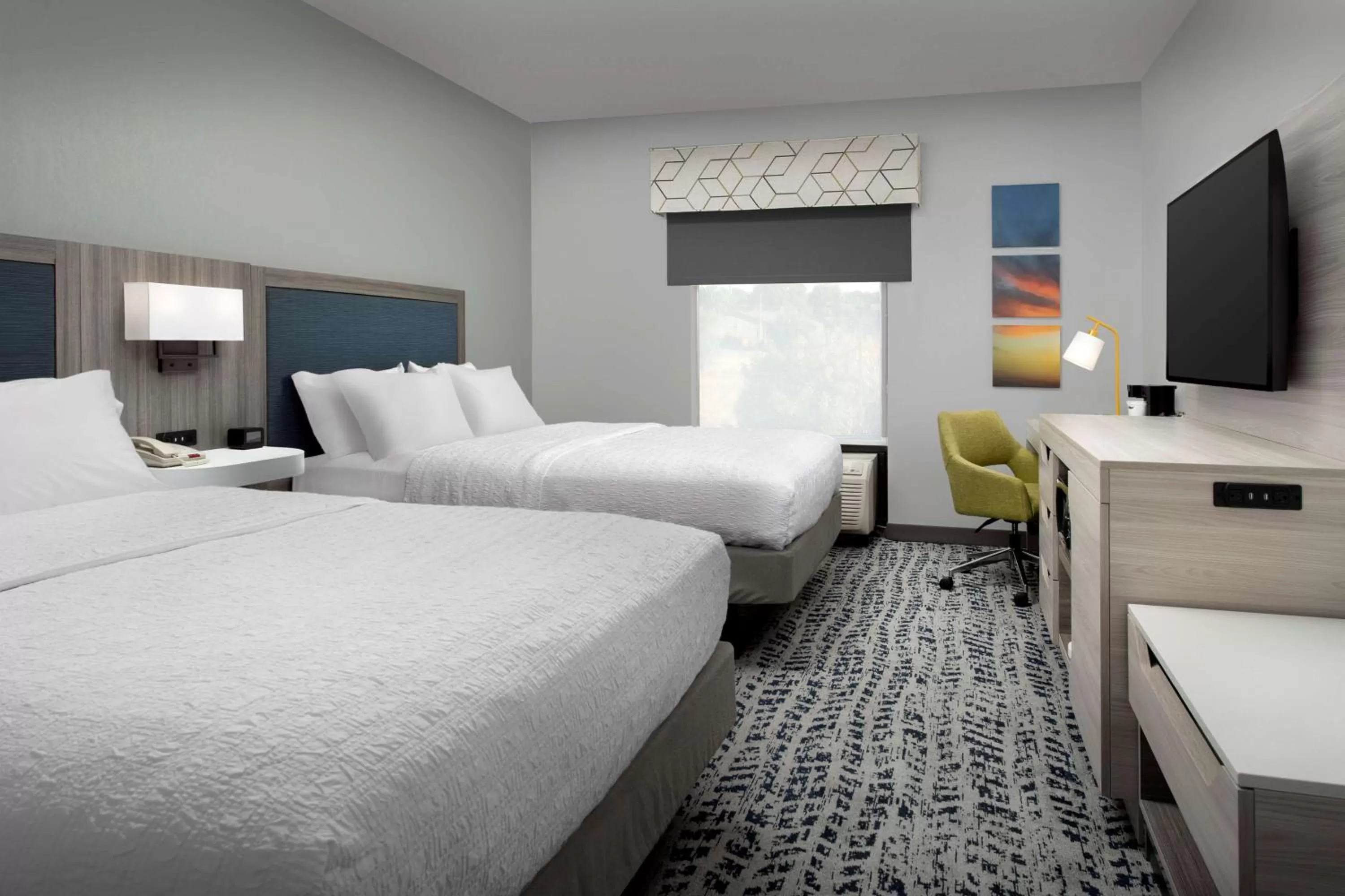 Room with Two Queen Beds - Non-Smoking in Hampton Inn Duncan