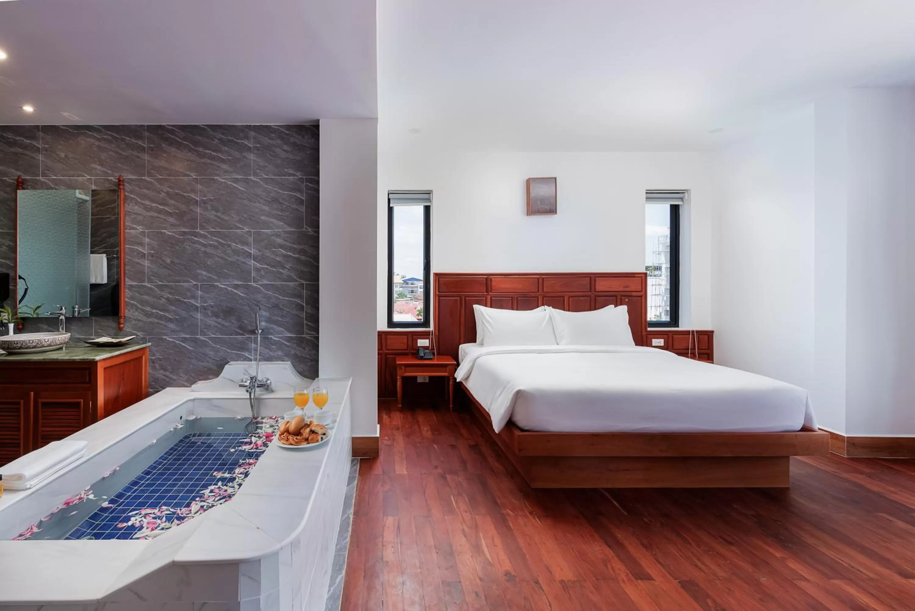 Junior Suite with Balcony in Two Seasons Siem Reap Hotel