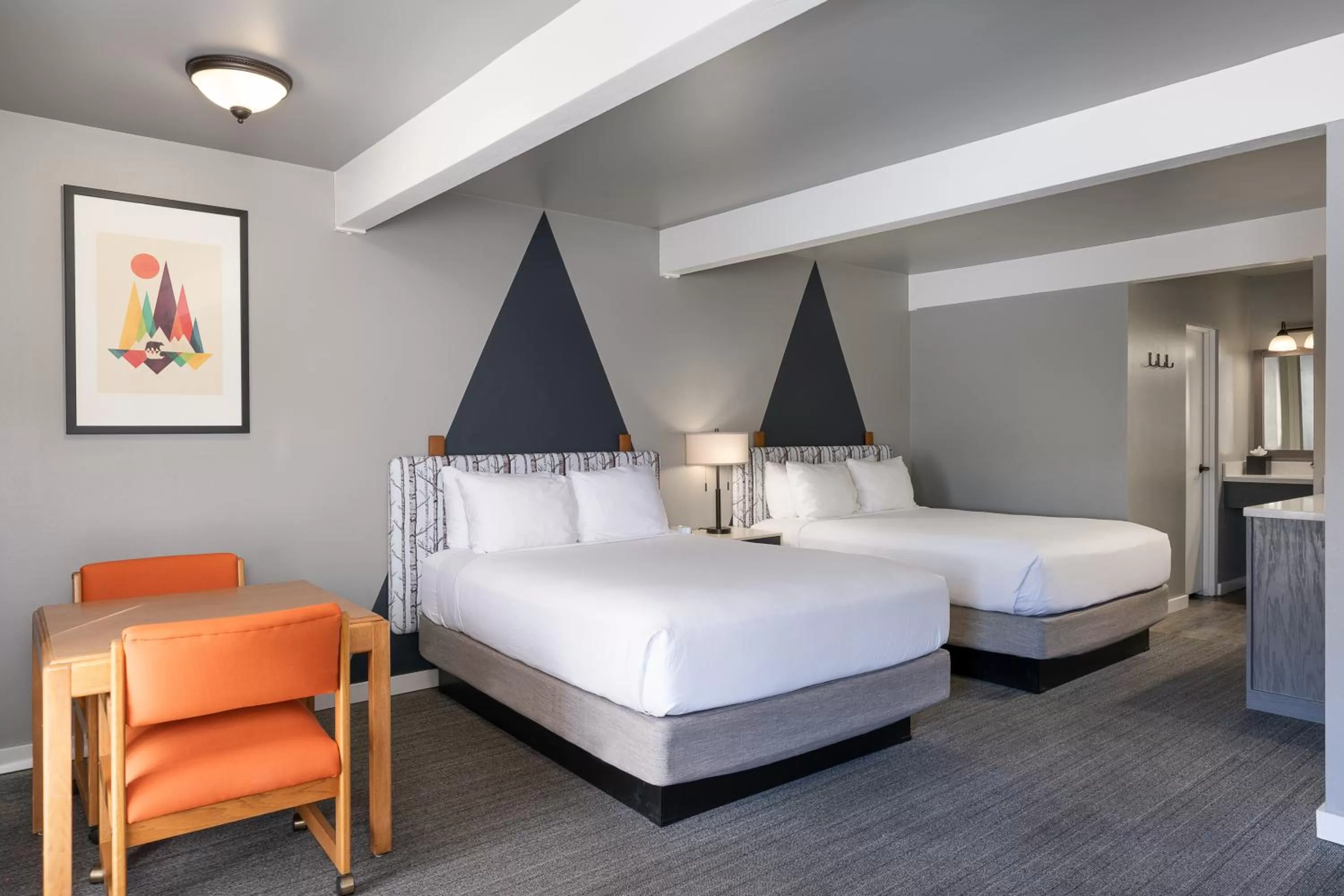 Queen Room with Two Queen Beds in Tamarack Lodge Sun Valley