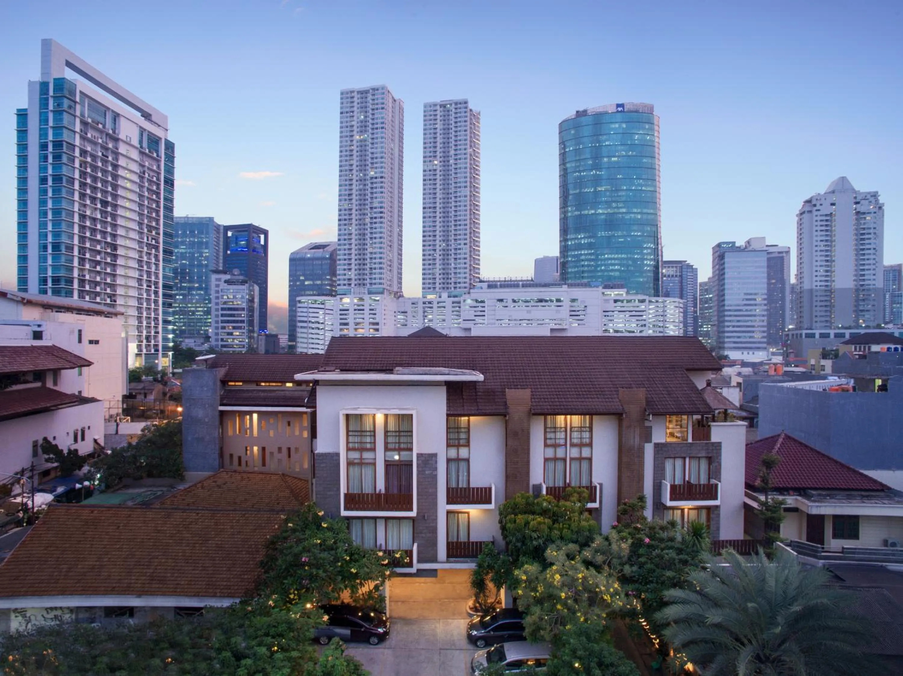 Bird's eye view in Rasuna Mansion