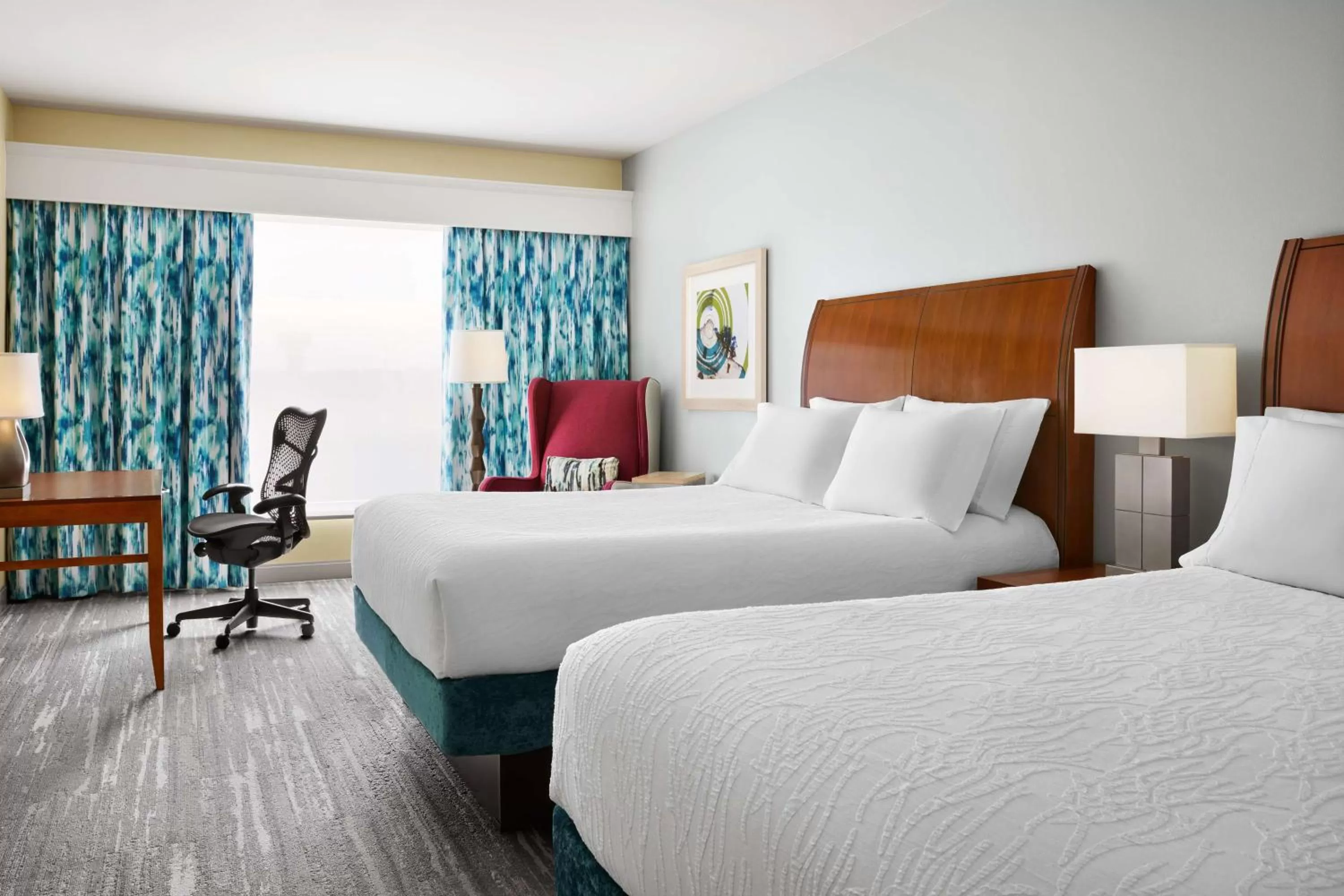 Queen Room with Two Queen Beds in Hilton Garden Inn Dallas Richardson