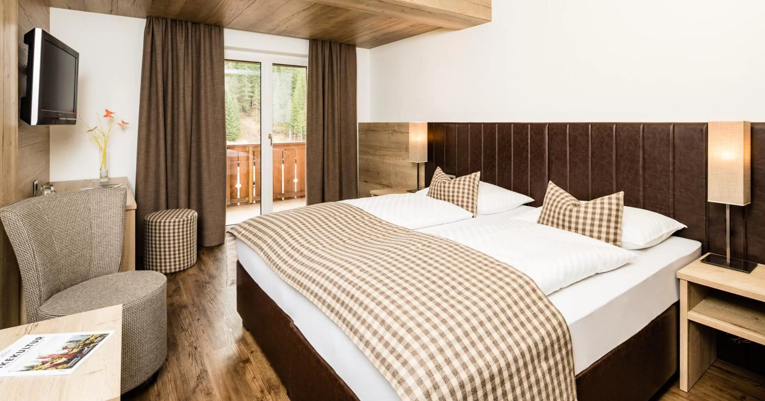 Double Room with Balcony - single occupancy in Linder Cycling Hotel