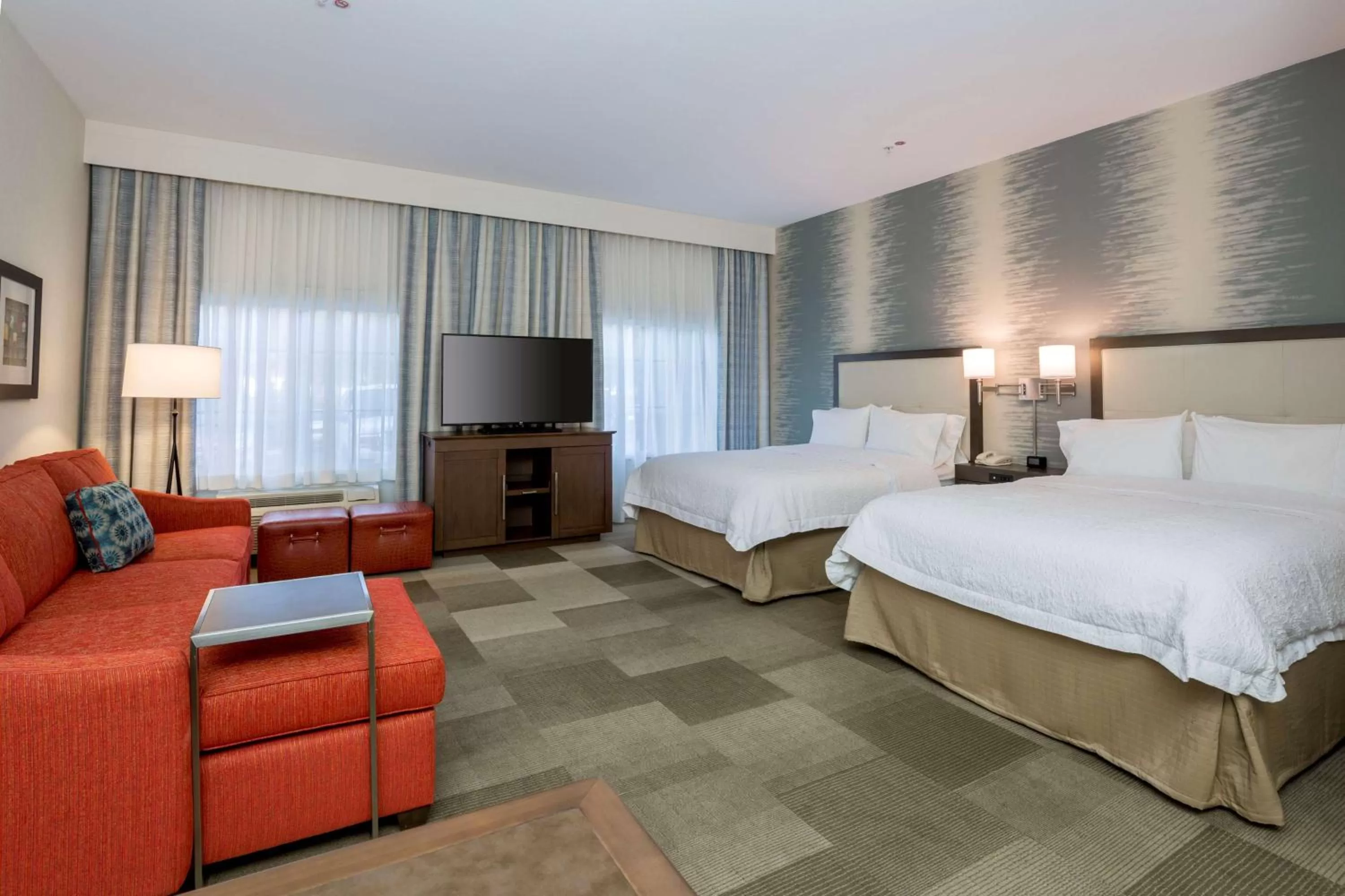 Two-Queen Bed Studio - Non-Smoking in Hampton Inn Santa Barbara/Goleta